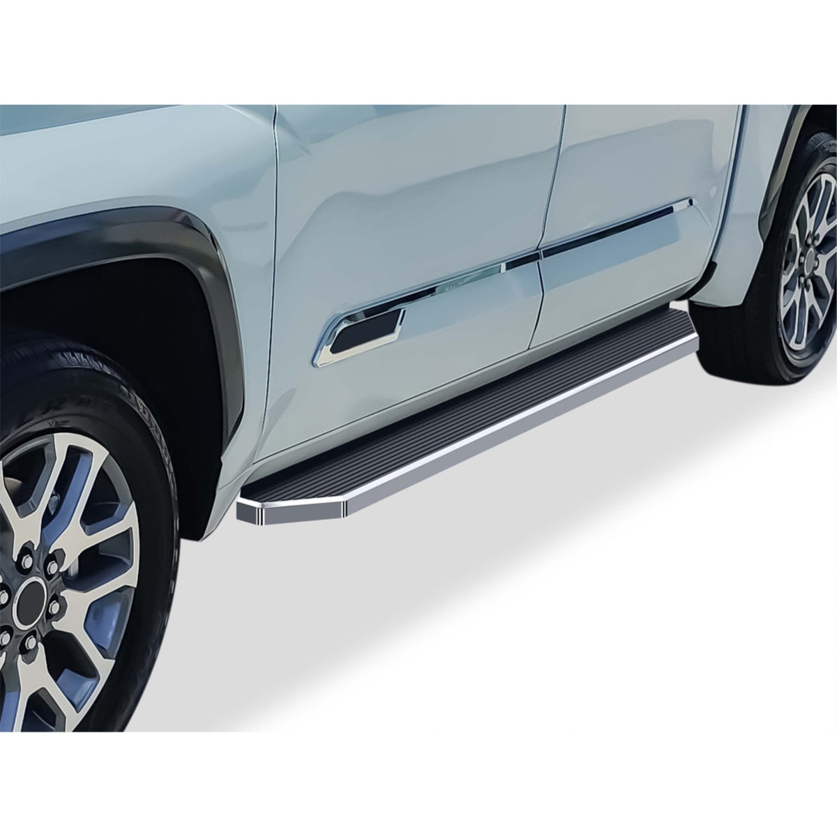 Stainless Steel Both Sides Running Board-H Series 2022-2025 Toyota Tundra Crewmax