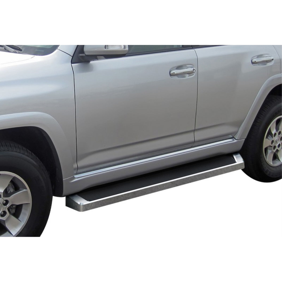 2010-2016 Toyota 4Runner Trail Edition\ 2017-2021 Toyota 4Runner Trd Off-Road\ 2014-2021 4Runner Sr5\ (Excl. Trd Pro Or Models With Lower Rocker Panel Extensions) 6061 Aircraft Aluminum Polish Finishing 6 Inch Irunning Board Door To Door