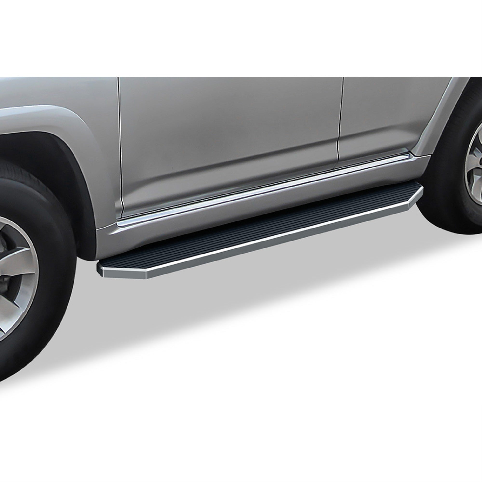 2010-2016 Toyota 4Runner Trail Edition\ 2017-2021 Toyota 4Runner Trd Off-Road\ 2014-2021 4Runner Sr5\ (Excl. Trd Pro Or Models With Lower Rocker Panel Extensions) 6061 Aircraft Aluminum Polish Finishing H Style Door To Door