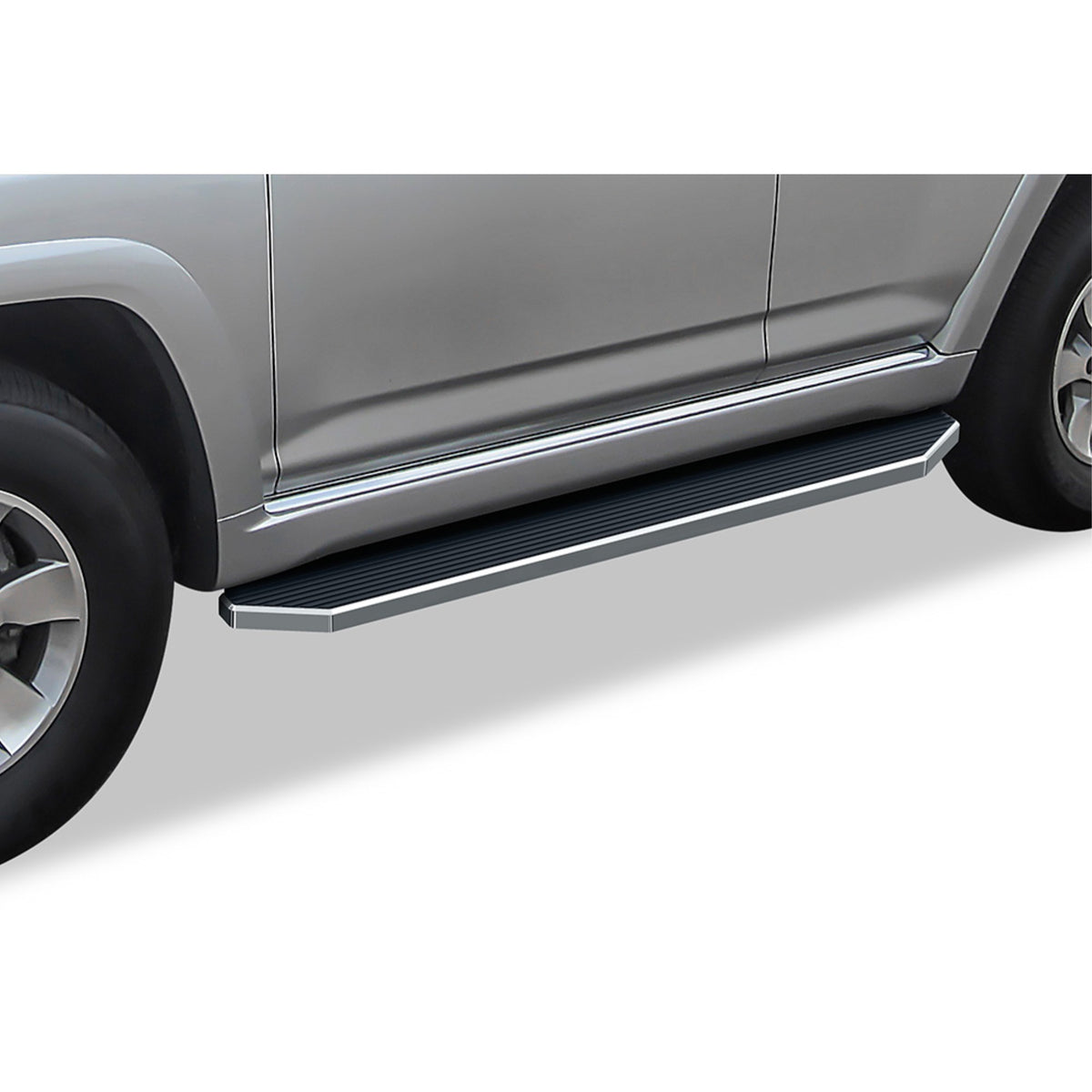 2010-2016 Toyota 4Runner Trail Edition\ 2017-2021 Toyota 4Runner Trd Off-Road\ 2014-2021 4Runner Sr5\ (Excl. Trd Pro Or Models With Lower Rocker Panel Extensions) 6061 Aircraft Aluminum Polish Finishing H Style Door To Door