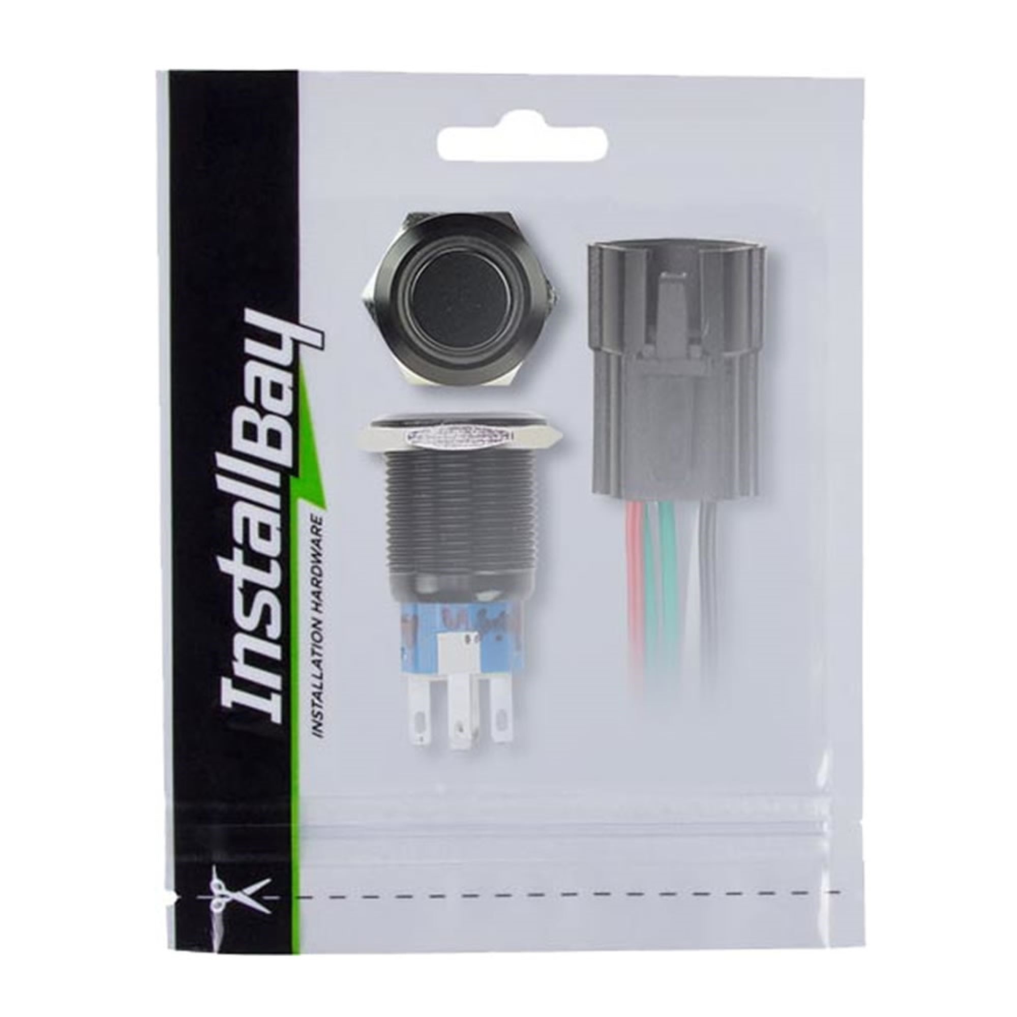 Metra IB- 19Mm Blk Switch Latc W/ Harness 5A Ip67 White