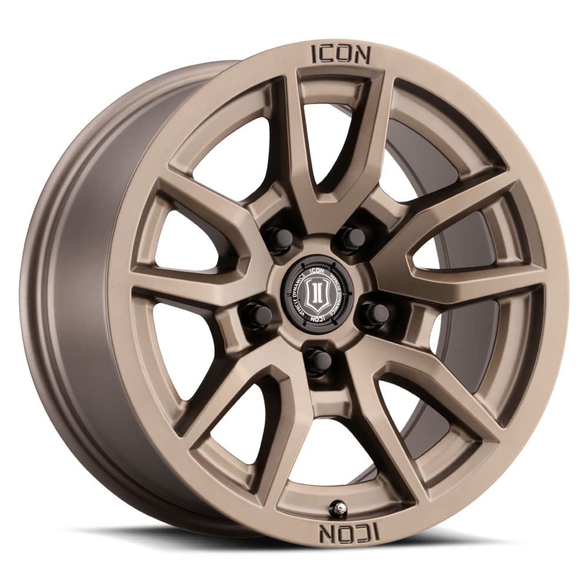 Icon Alloys Vector 5, Bronze, 17 X 8.5/5 X 150, 25Mm Offset, 5.75' Bs, 2617855557Br