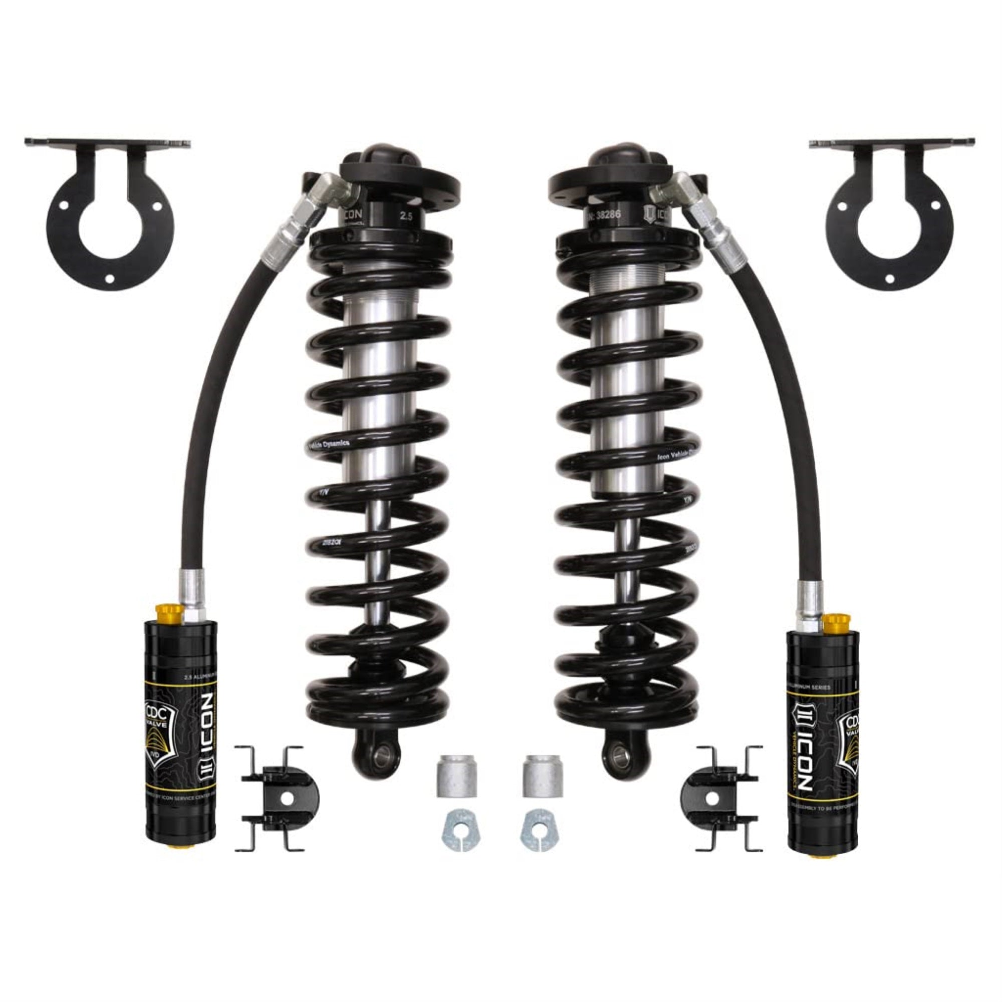 Icon 2.5' Lift, 2.5 Vs Rr/Cdcv Coilover Conversion Kit, Compatible With 05-22 Ford F250/350 4Wd, 61720C