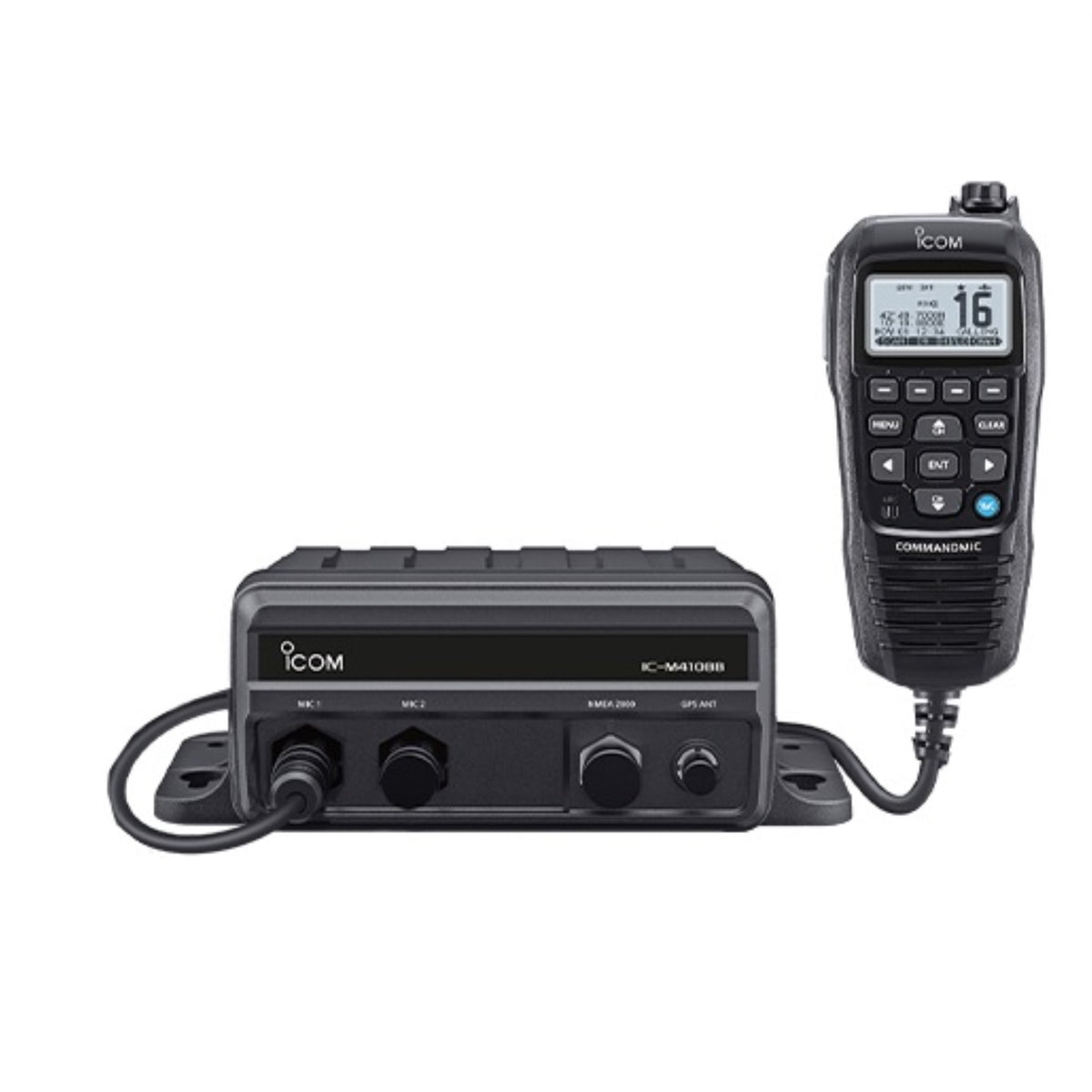 Icom M410Bb Black Box Vhf With Hm195Gb Black
