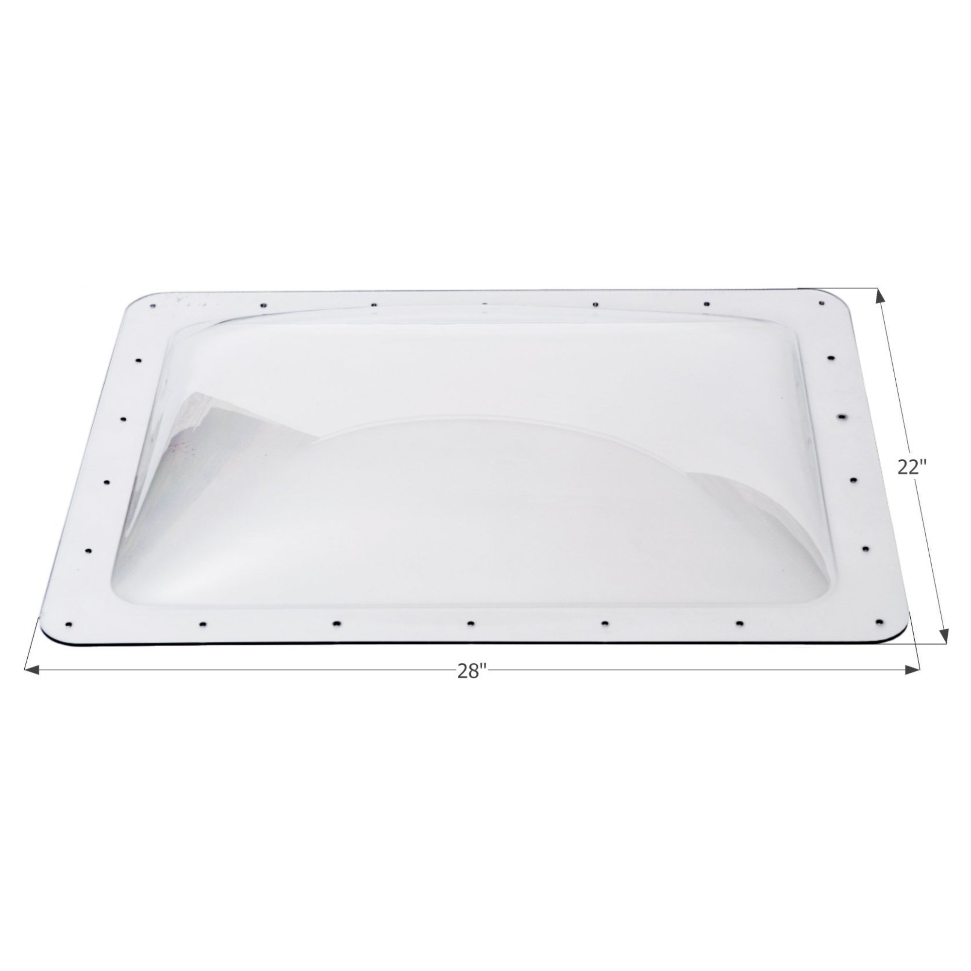 Icon 01852 Rv Skylight Sl1824-24' X 18' X 4', Clear