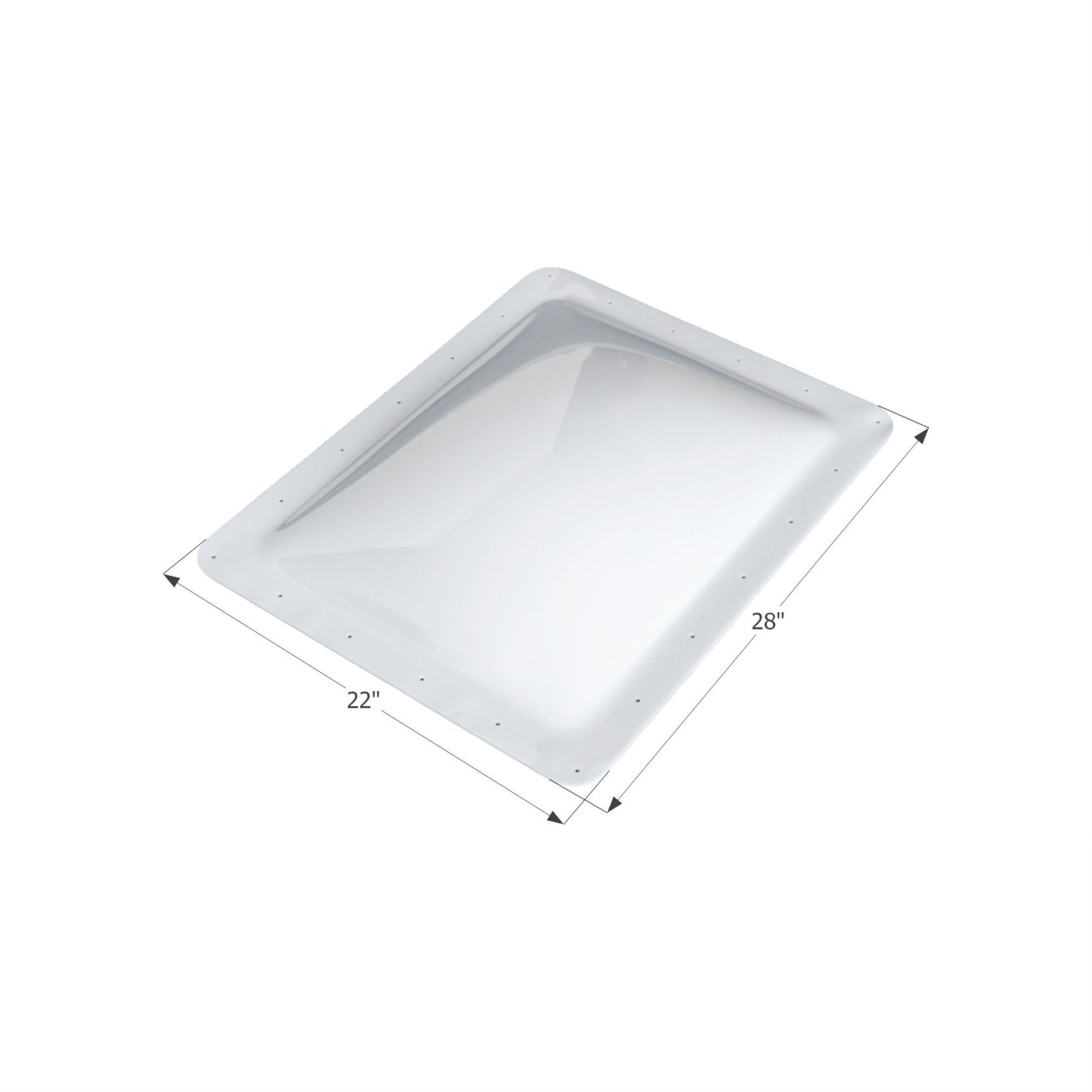 Icon 01853 Rv Skylight Sl1824-24' X 18' X 4', White