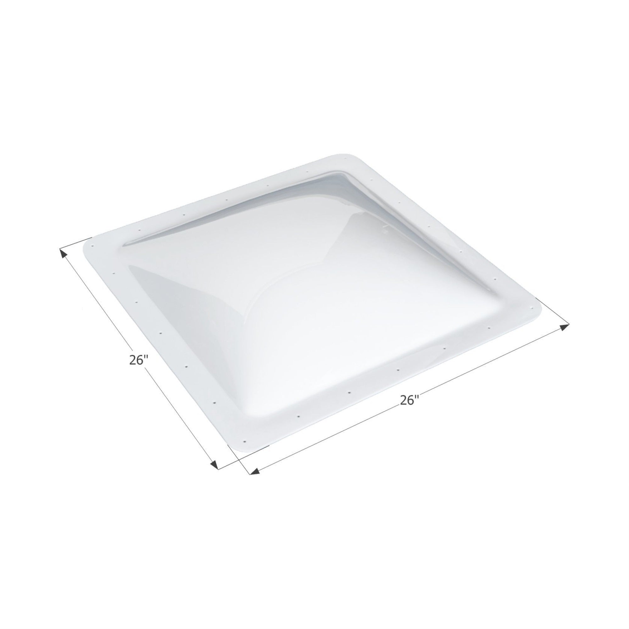 Icon 01857 Rv Skylight Sl2222-22' X 22' X 4', White