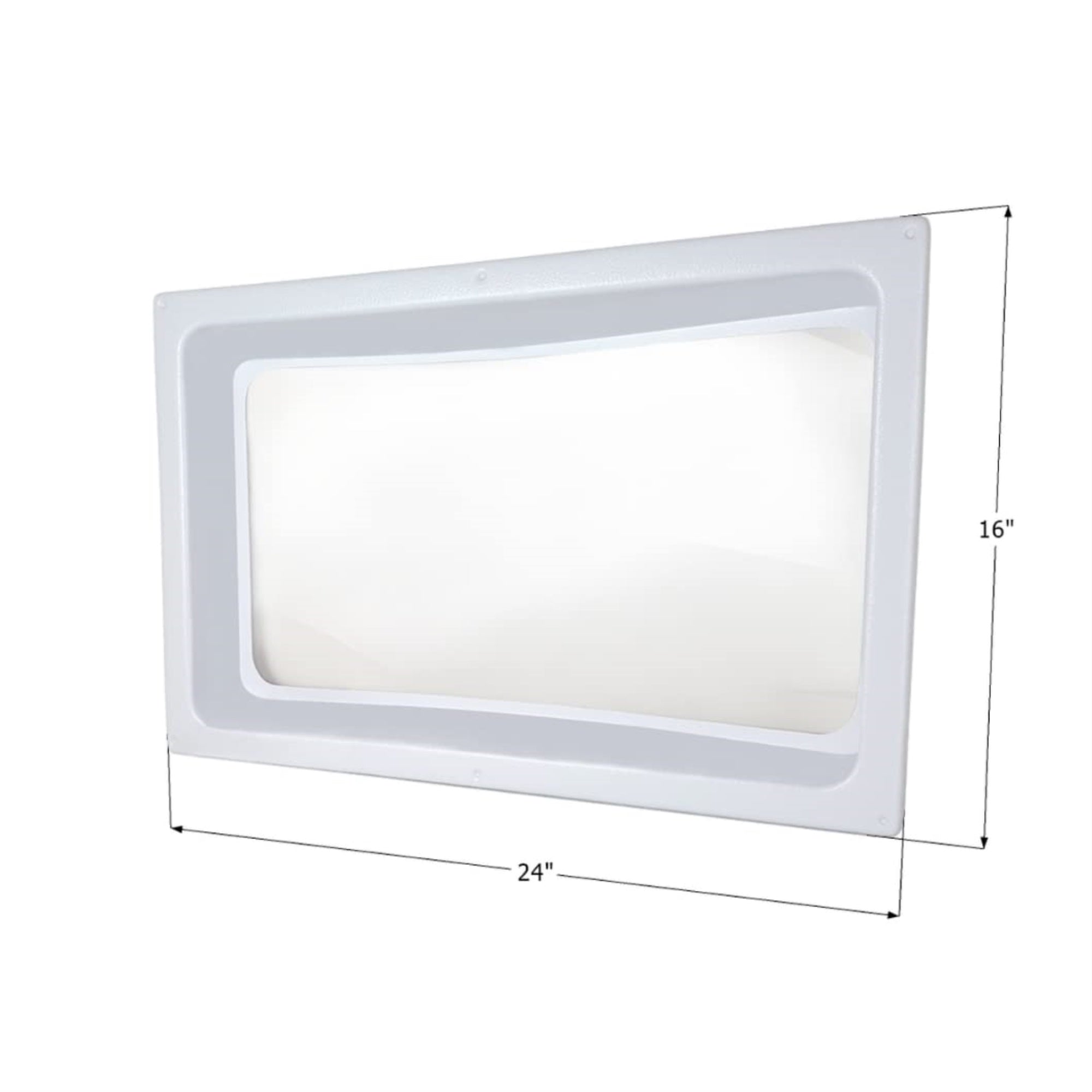 Icon 01981 Skylight Inner Dome Sl1422 For 22' X 14' X 5' Opening - Clear