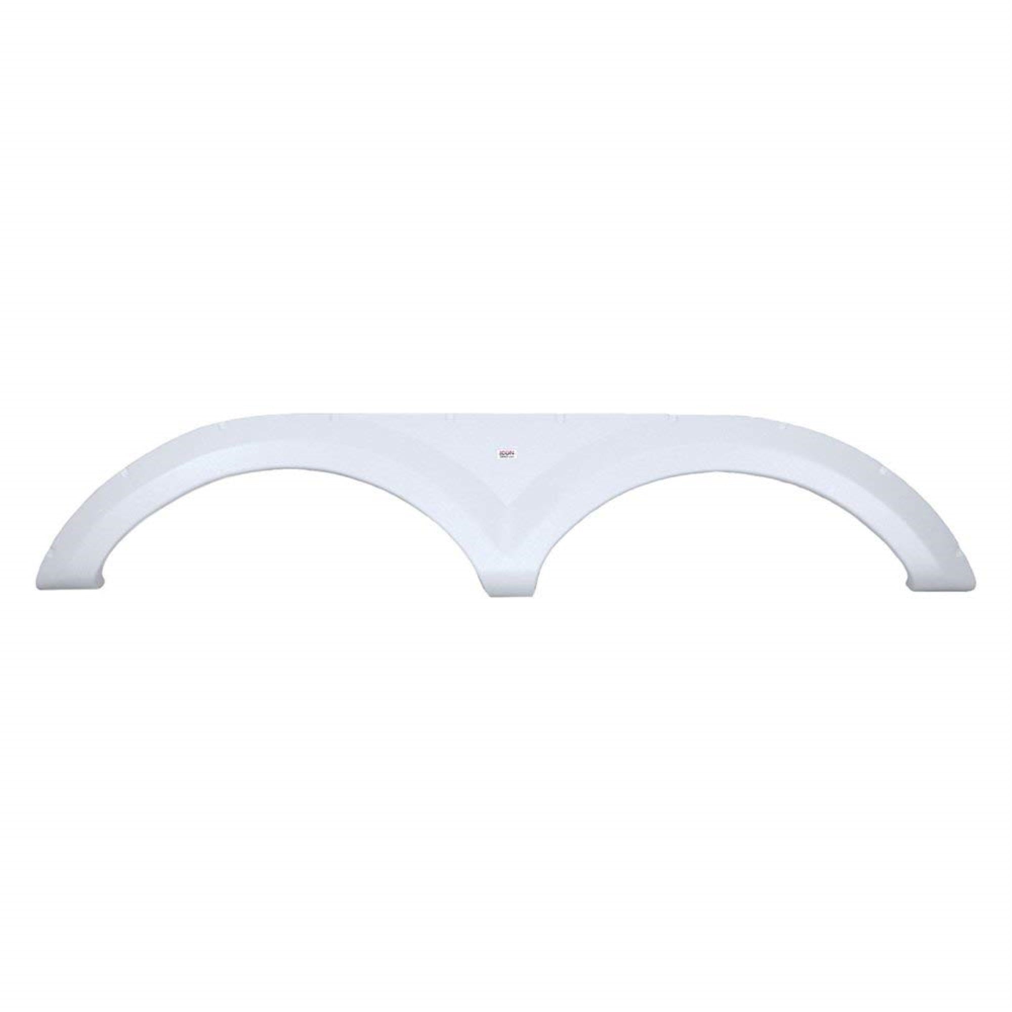 Icon 12209 Tandem Axle Fender Skirt Fs2035 For Keystone - Polar White
