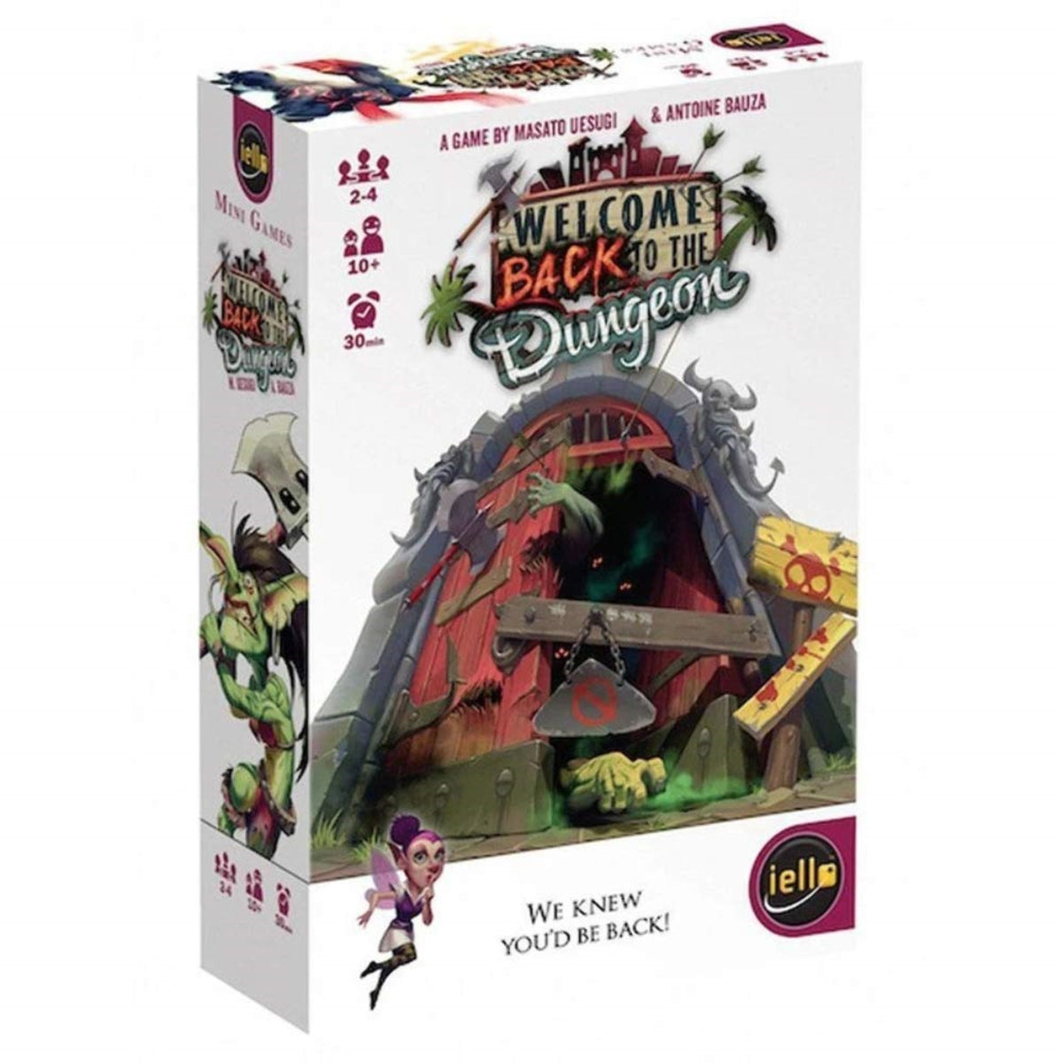 Iello: Welcome Back To The Dungeon, Strategy Board Game, Stand Alone Or Can Be Combined With Welcome To The Dungeon, 30 Minute P