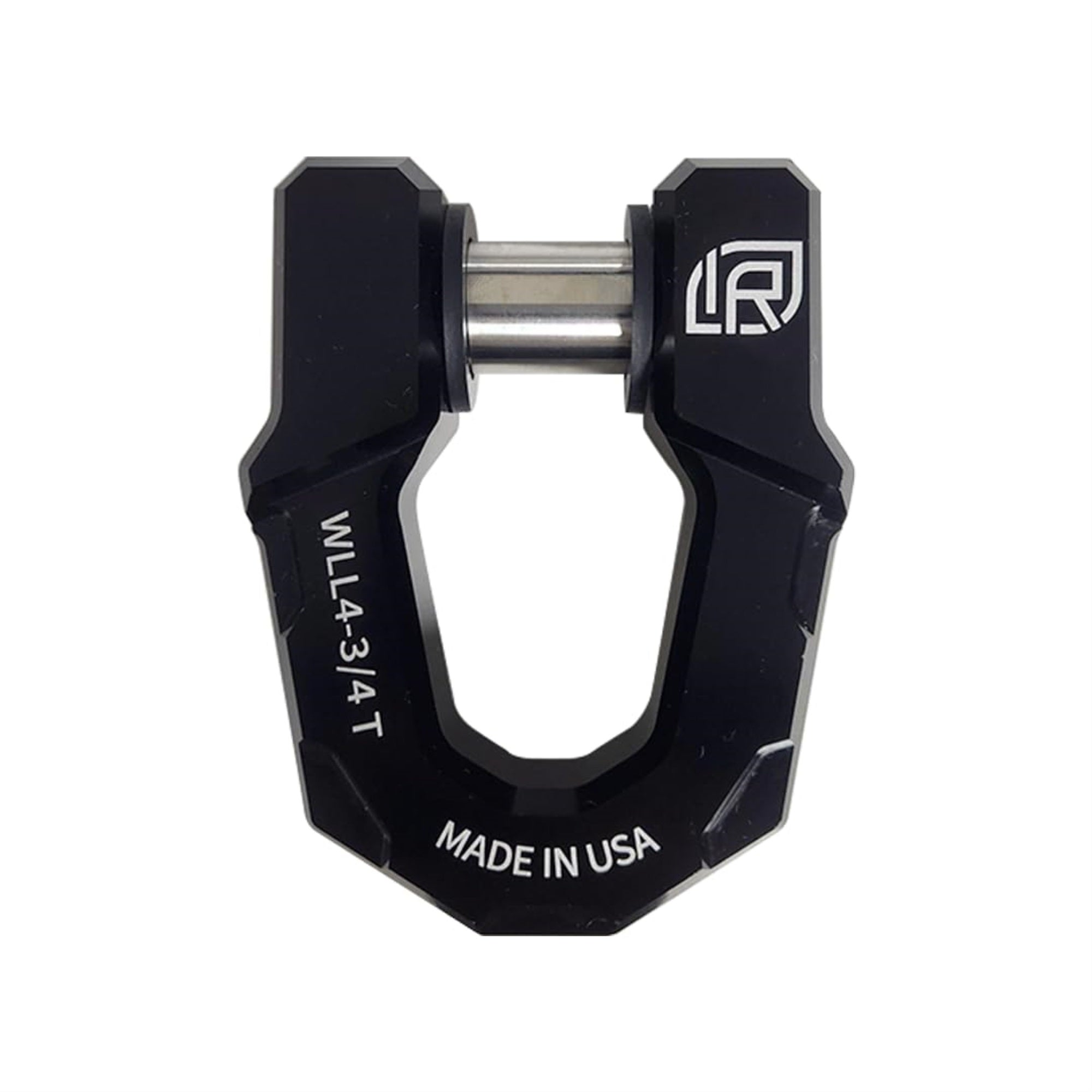71011 | Single Pack, Redeemer D-Ring Shackle, Black Anodized Aluminum, Heavy-Duty For Use With Tow Strap For Off-Road Vehicle Recovery