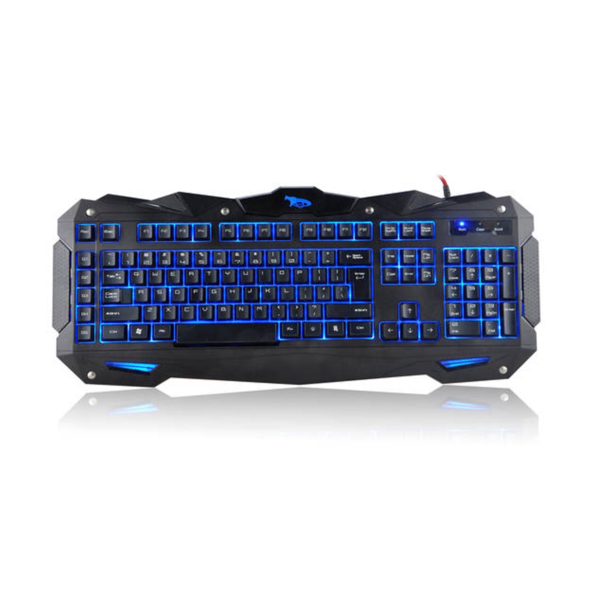 Imicro Cobra Im-Kbcobv8 110-Key Wired Usb Led Backlit Gaming Keyboard (Black)