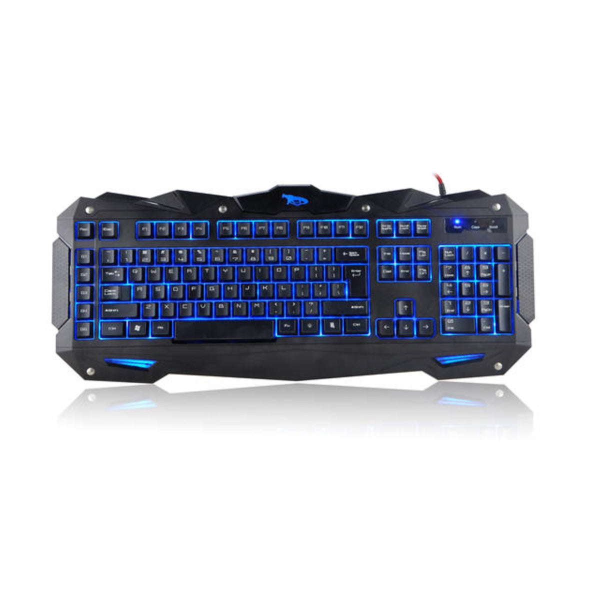 Imicro Cobra Im-Kbcobv8 110-Key Wired Usb Led Backlit Gaming Keyboard (Black)