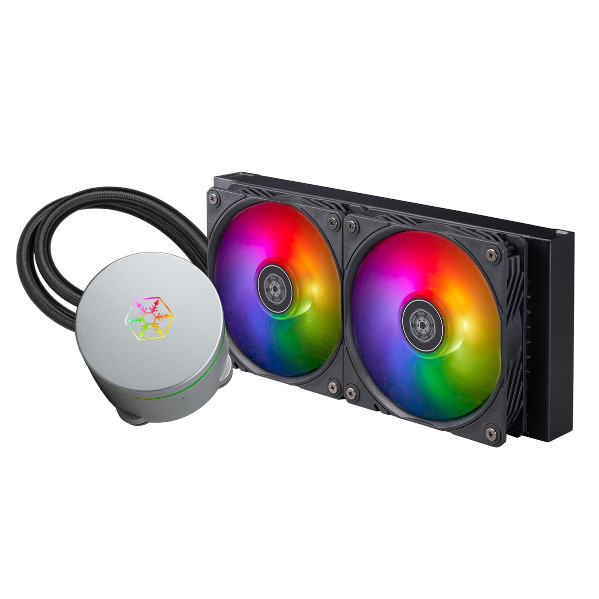 Silverstone Technology Icemyst 240 All-In-One Liquid Cooler With Argb Lighting