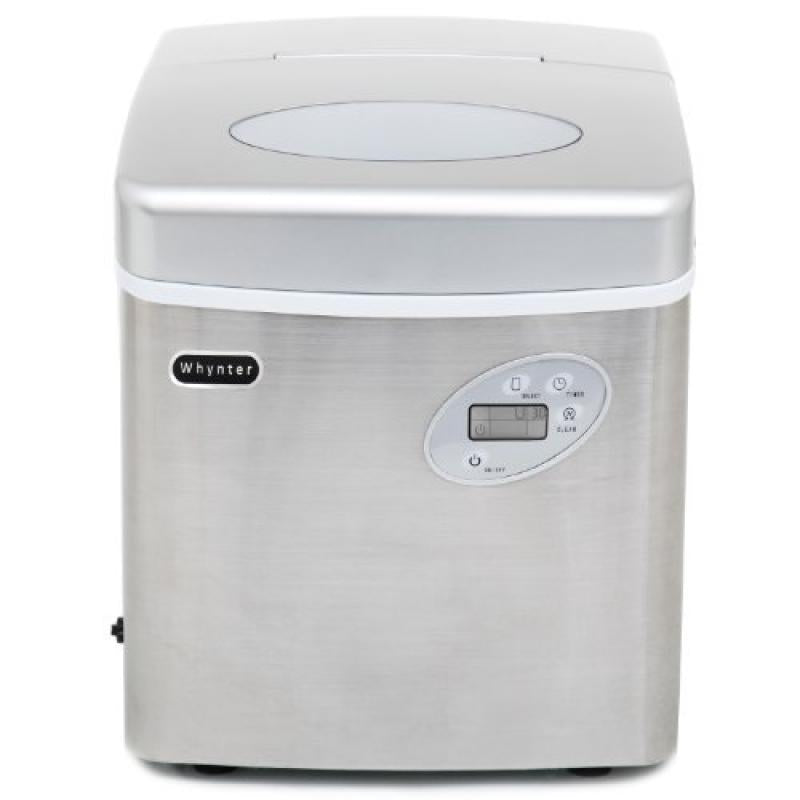 Whynter Portable Ice Maker 49 lb capacity - Stainless Steel