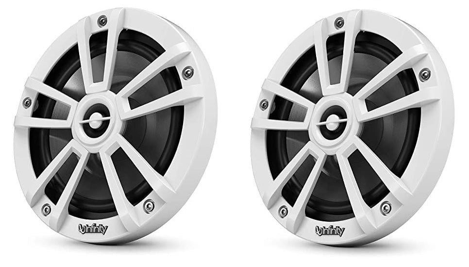 Infinity Inf622Mwb 6.5' Bulk Pack White Speaker Pair No Wire No Screws