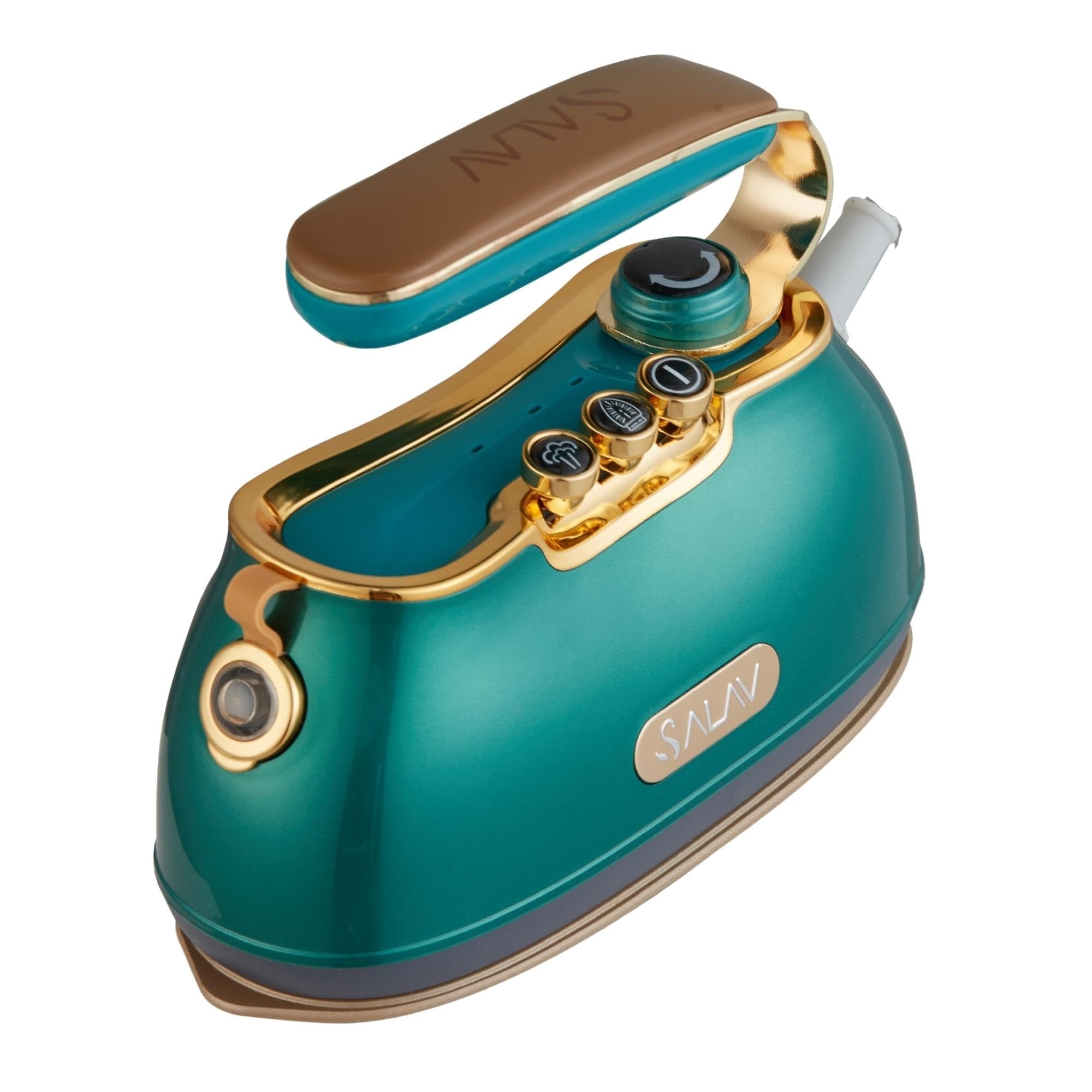 Salav Retro Edition Duopress Steam and Iron, Ceramic Coated Plate