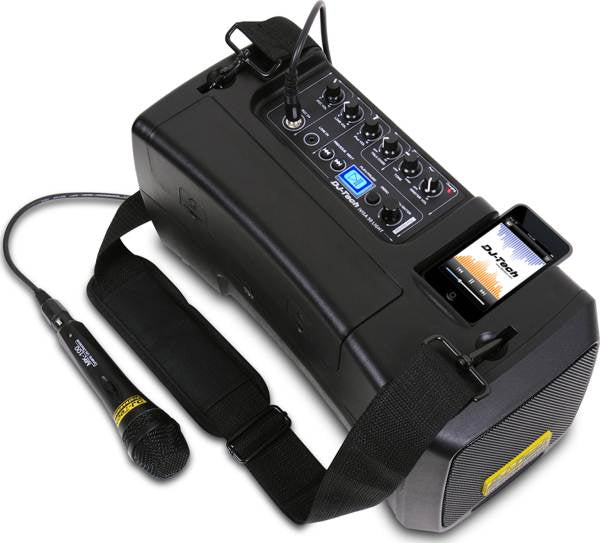 50 Watts Max Wireless Pa System W/ Mic & Ipod Dock