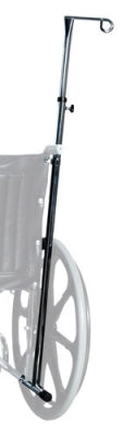 Iv Pole Wheelchair 1-Hook Lumex
