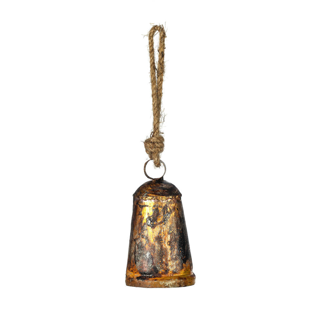 6” Antique Gold Country Bell Orn 2/Bag