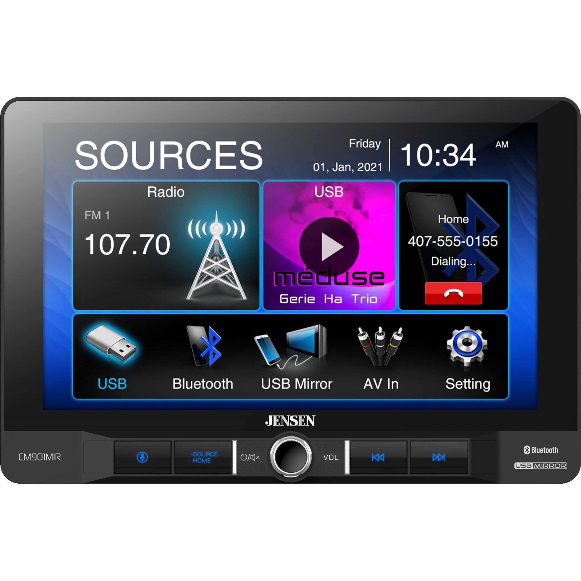 Jensen Cm901Mir Digital Multimedia Receiver