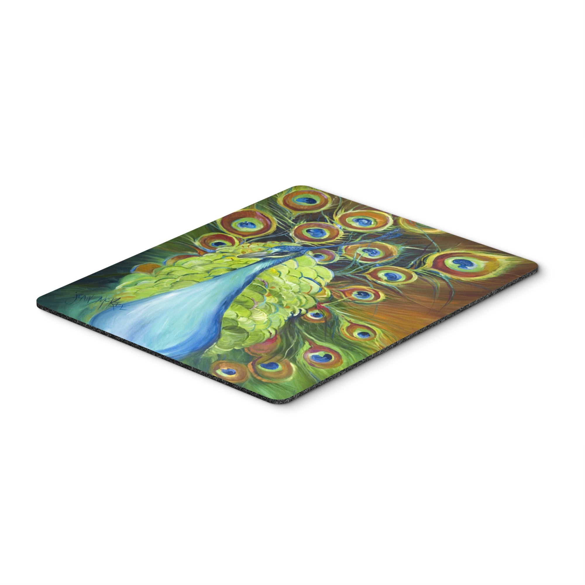 Caroline'S Treasures Bling Peacock Mouse Pad/Hot Pad/Trivet (Jmk1150Mp)