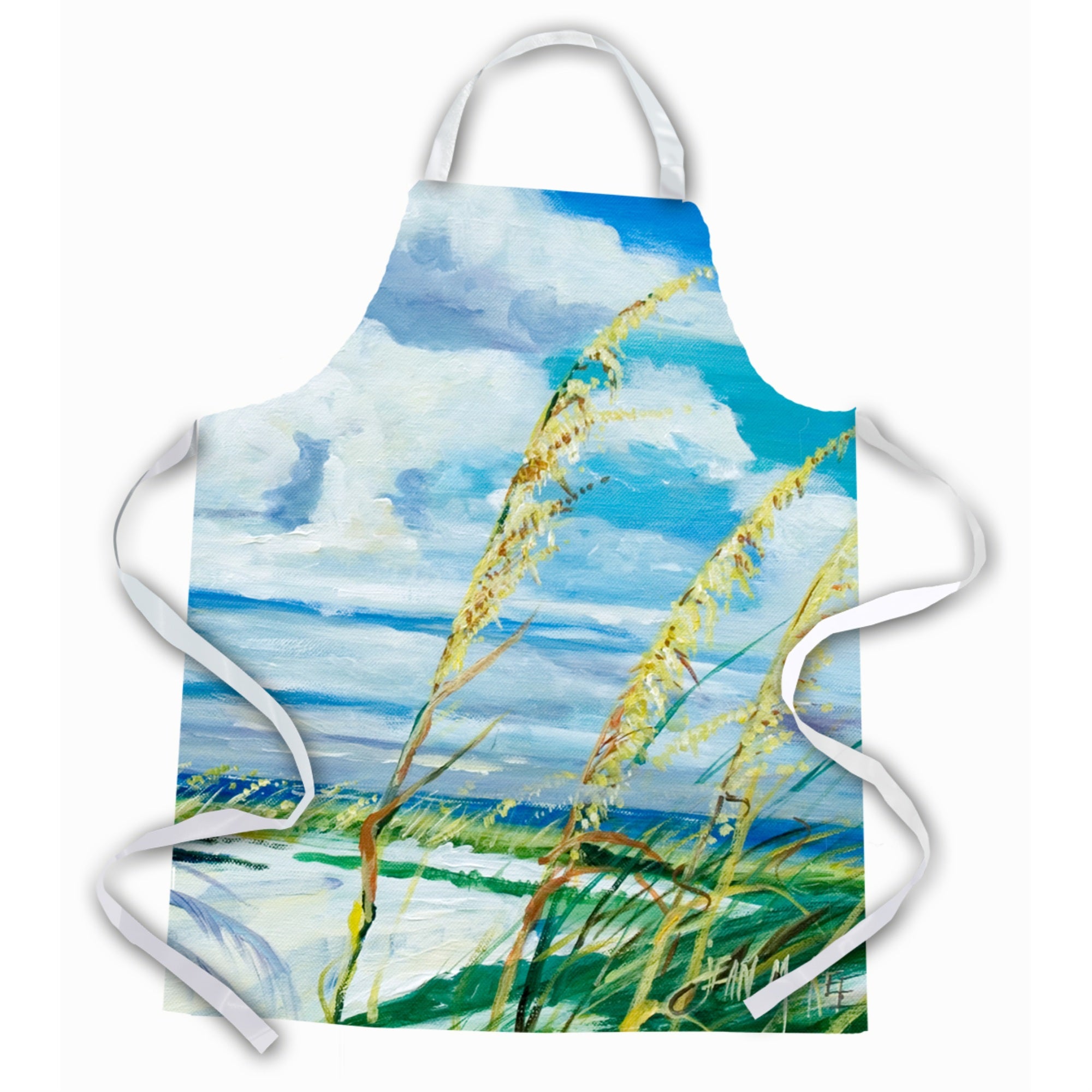 Caroline'S Treasures Jmk1298Apron Sea Oats Apron, Large, Multicolor