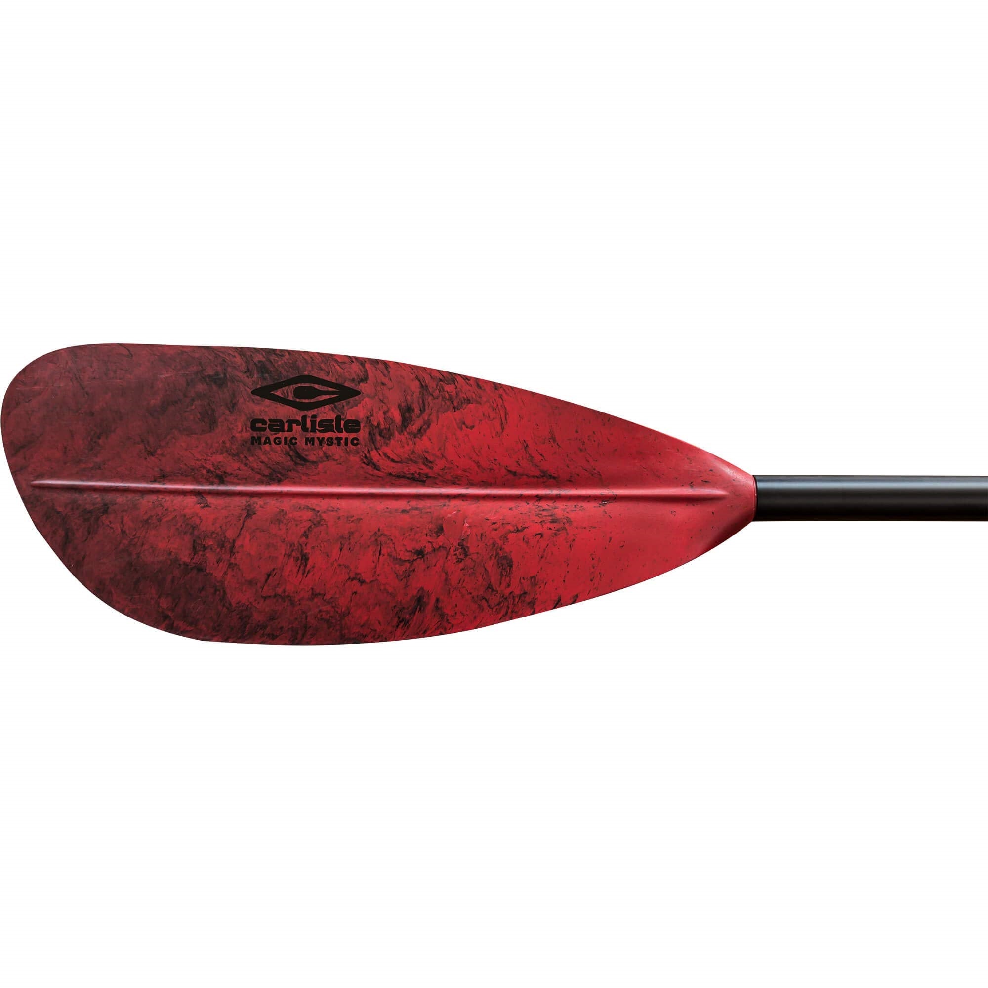 Carlisle Paddles Magic Mystic Kayak Paddle With Polypropylene Blades And Aluminum Shaft, 220Cm - Black Cherry