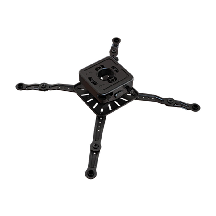 Universal mount for projectors with micro adjust and additional extenders