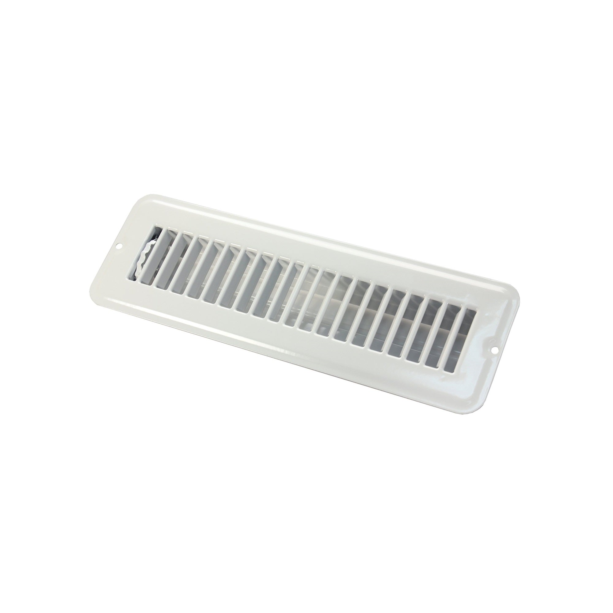 Jr Products 02-28905 Dampered Floor Register - 2' X 10', White
