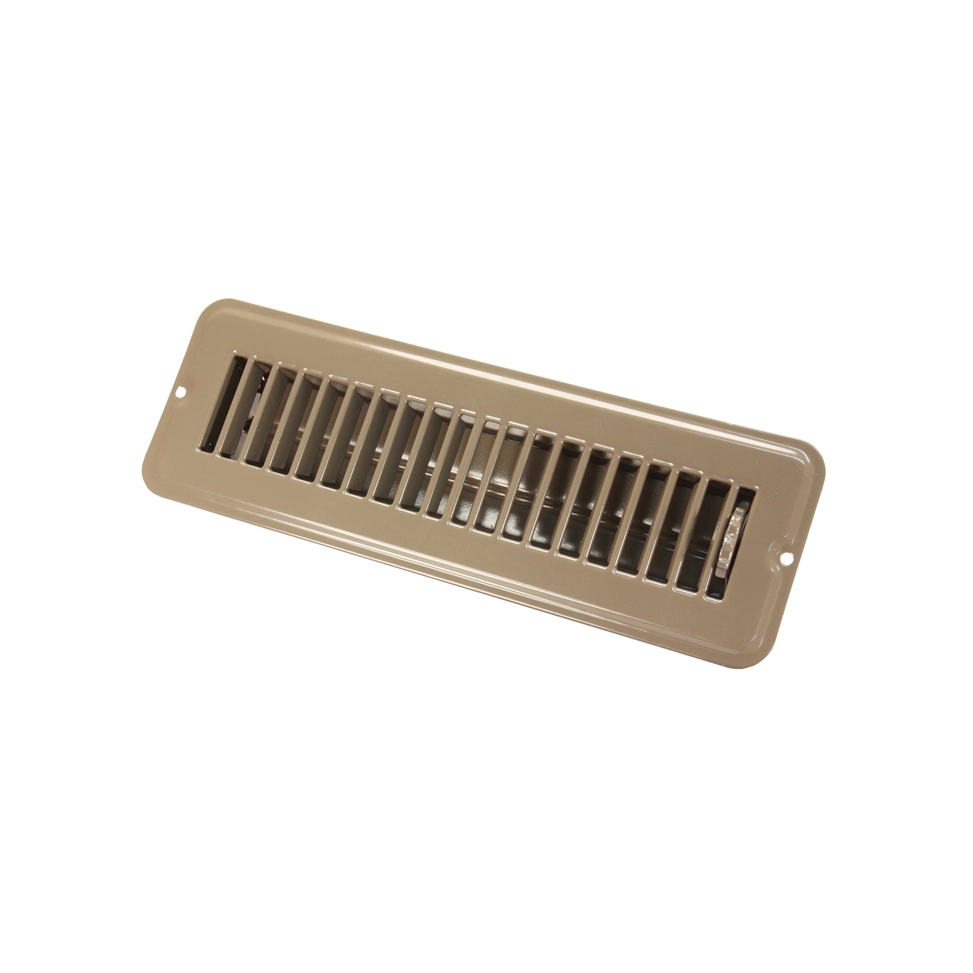 Jr Products 02-28915 Dampered Floor Register - 2' X 10', Brown