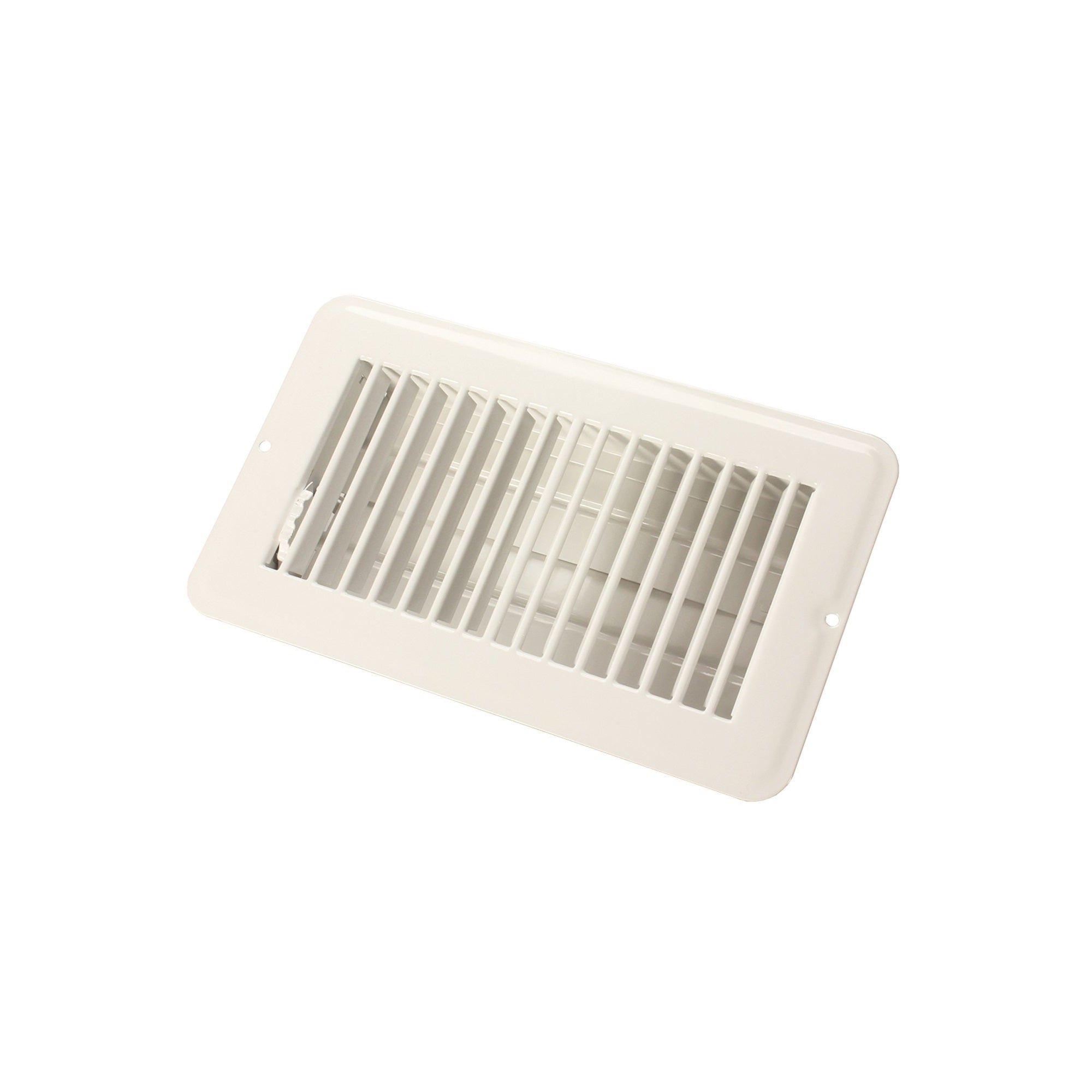 Jr Products 02-28965 Dampered Floor Register - 4' X 8', White