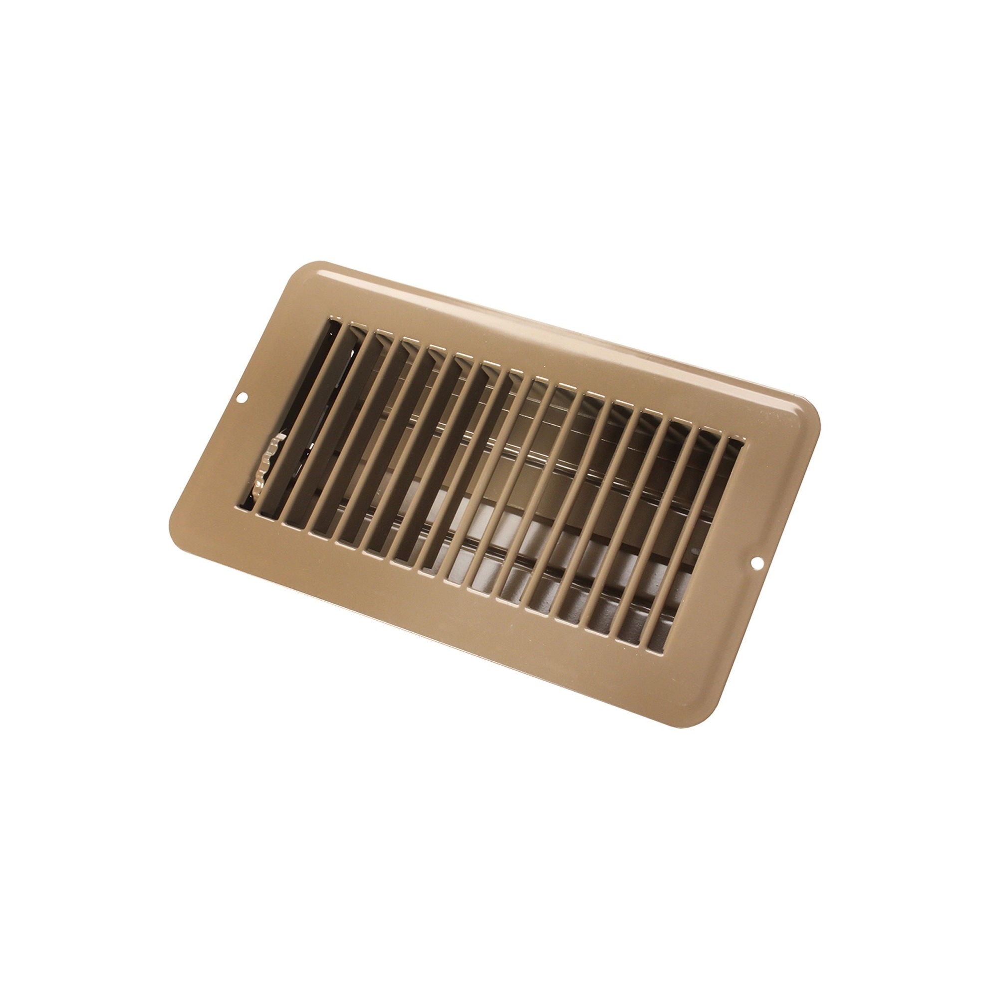 Jr Products 02-28975 Dampered Floor Register - 4' X 8', Brown