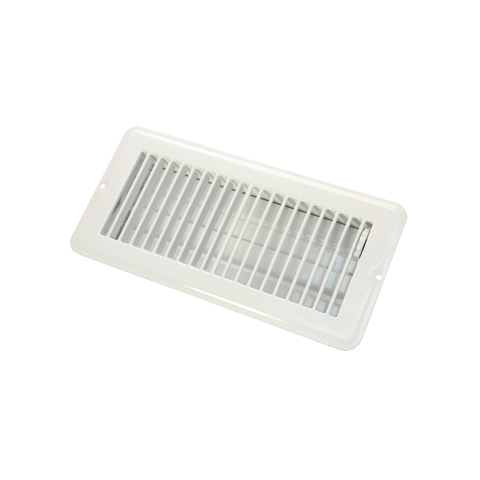 Jr Products 02-29005 Dampered Floor Register - 4' X 10', White