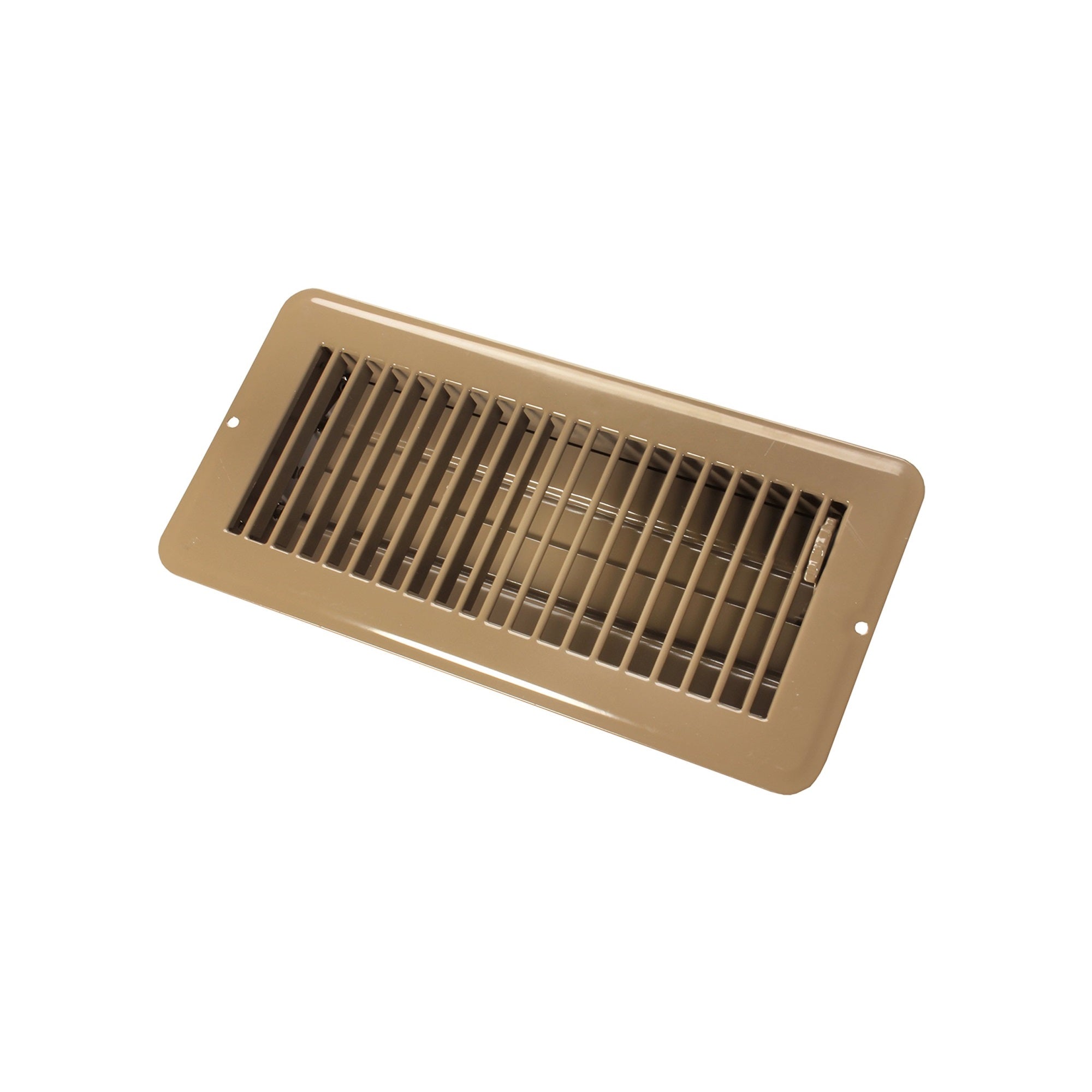 Jr Products 02-29015 Dampered Floor Register - 4' X 10', Brown