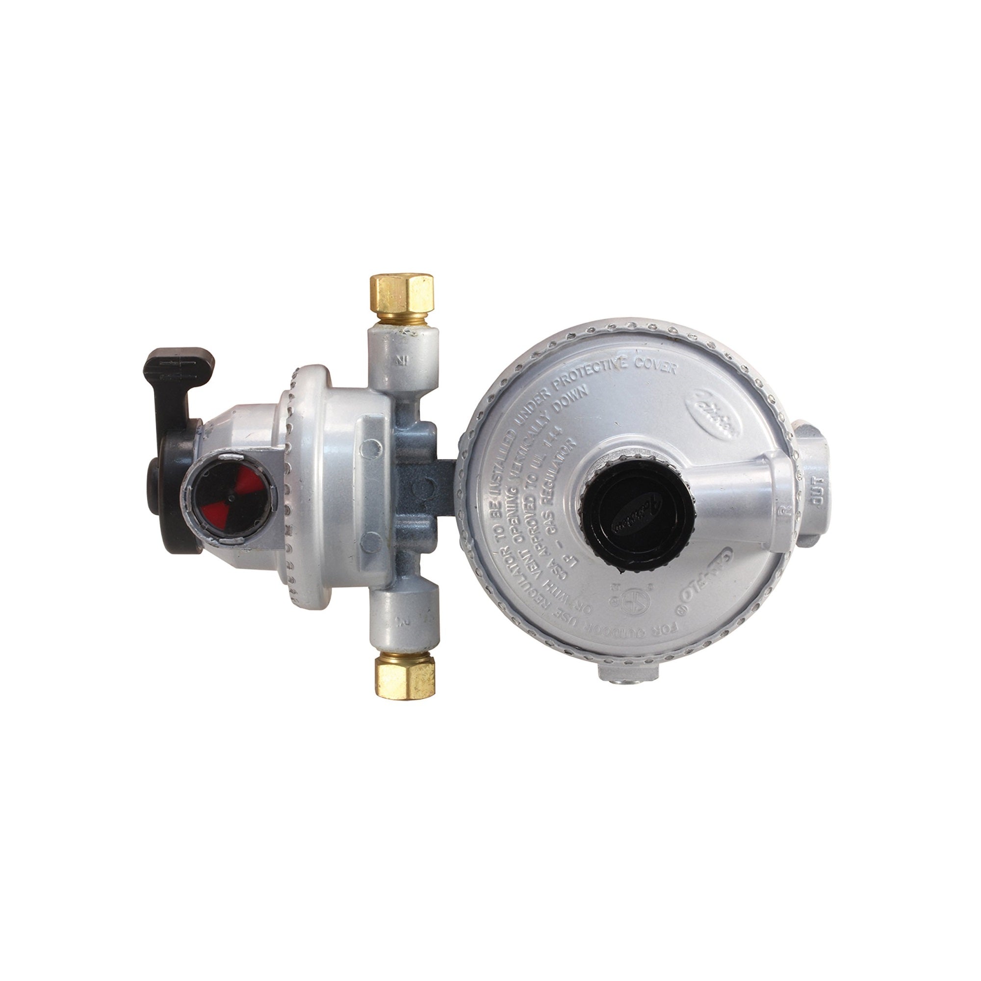Jr Products 07-30395 Automatic Changeover Regulator, Gray