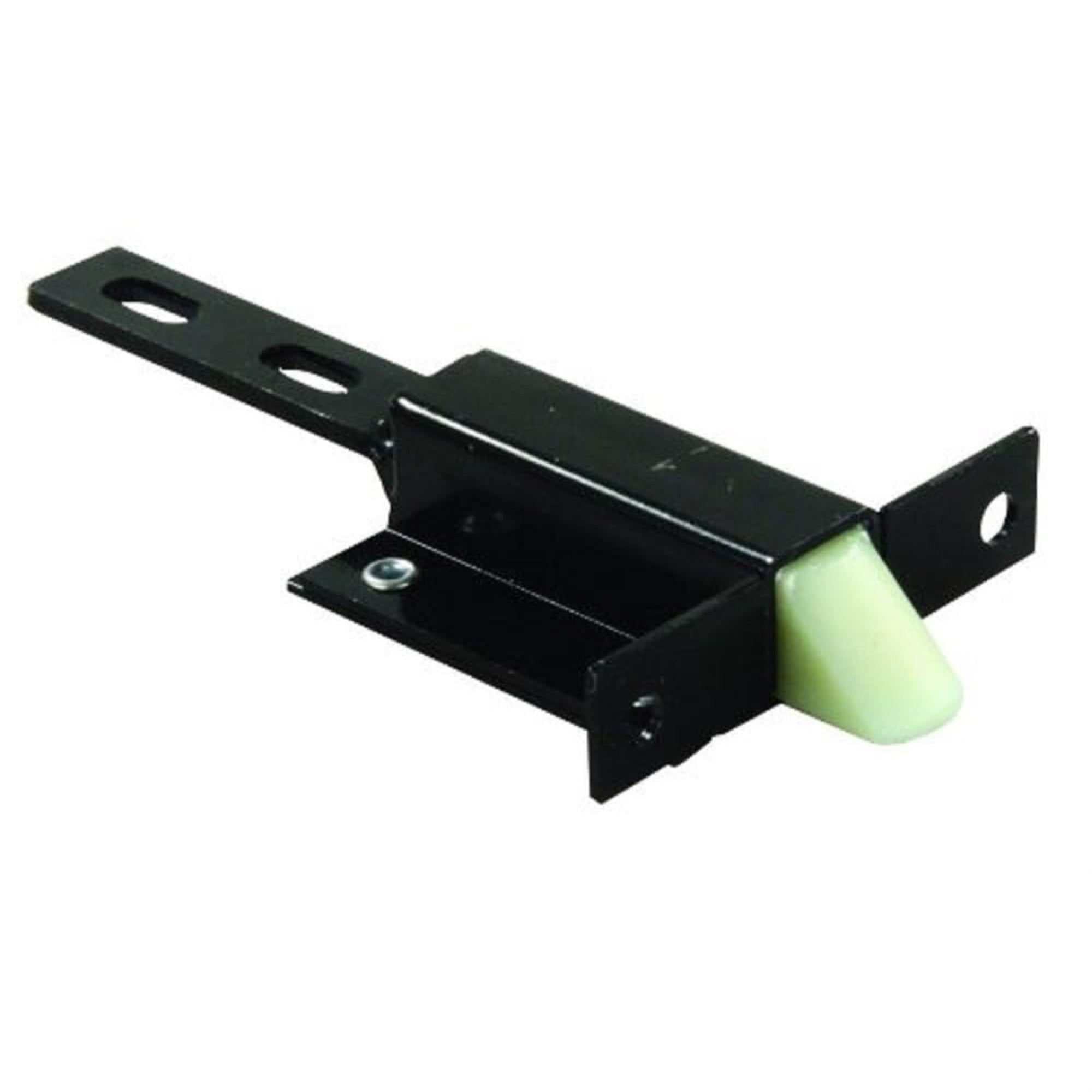 Jr Products 10935 Black 2 Inch Compartment Door Trigger Latch