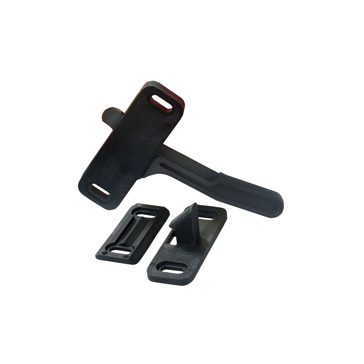 Jr Products 11205 Right Hand Philips Style Screen Door Latch , Black