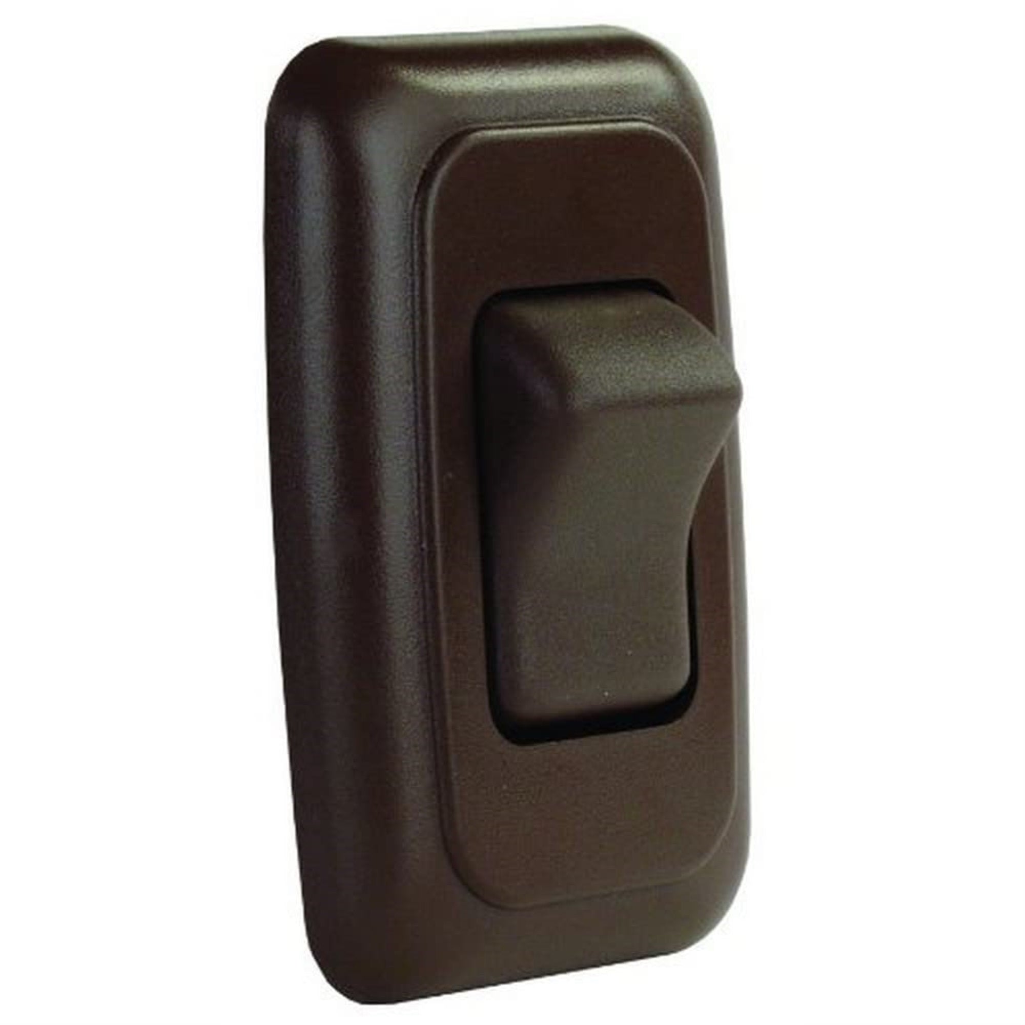 Jr Products 12135 Brown Single Spst On-Off Switch With Bezel