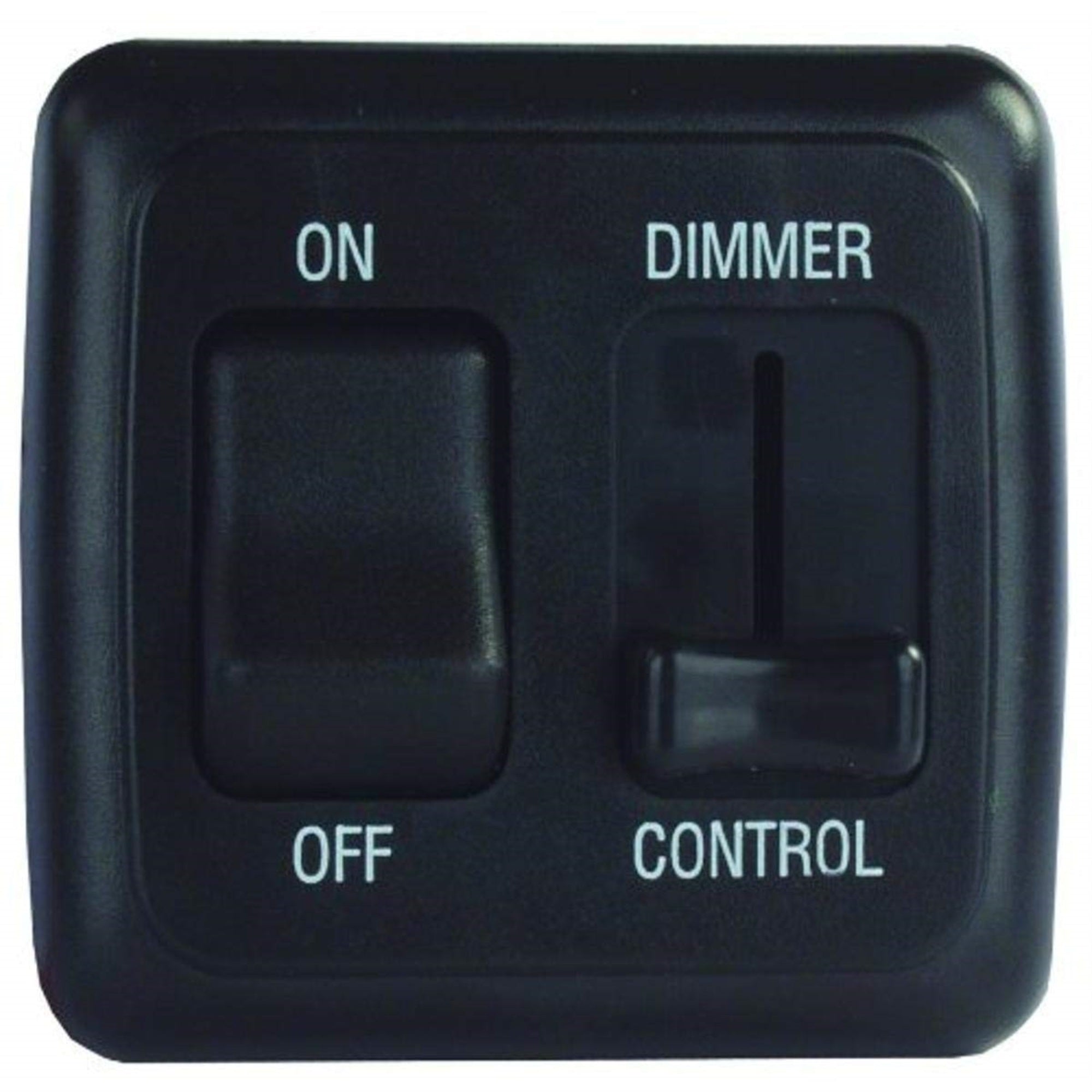 Jr Products 12275 Black Dimmer On/Off Switch With Bezel