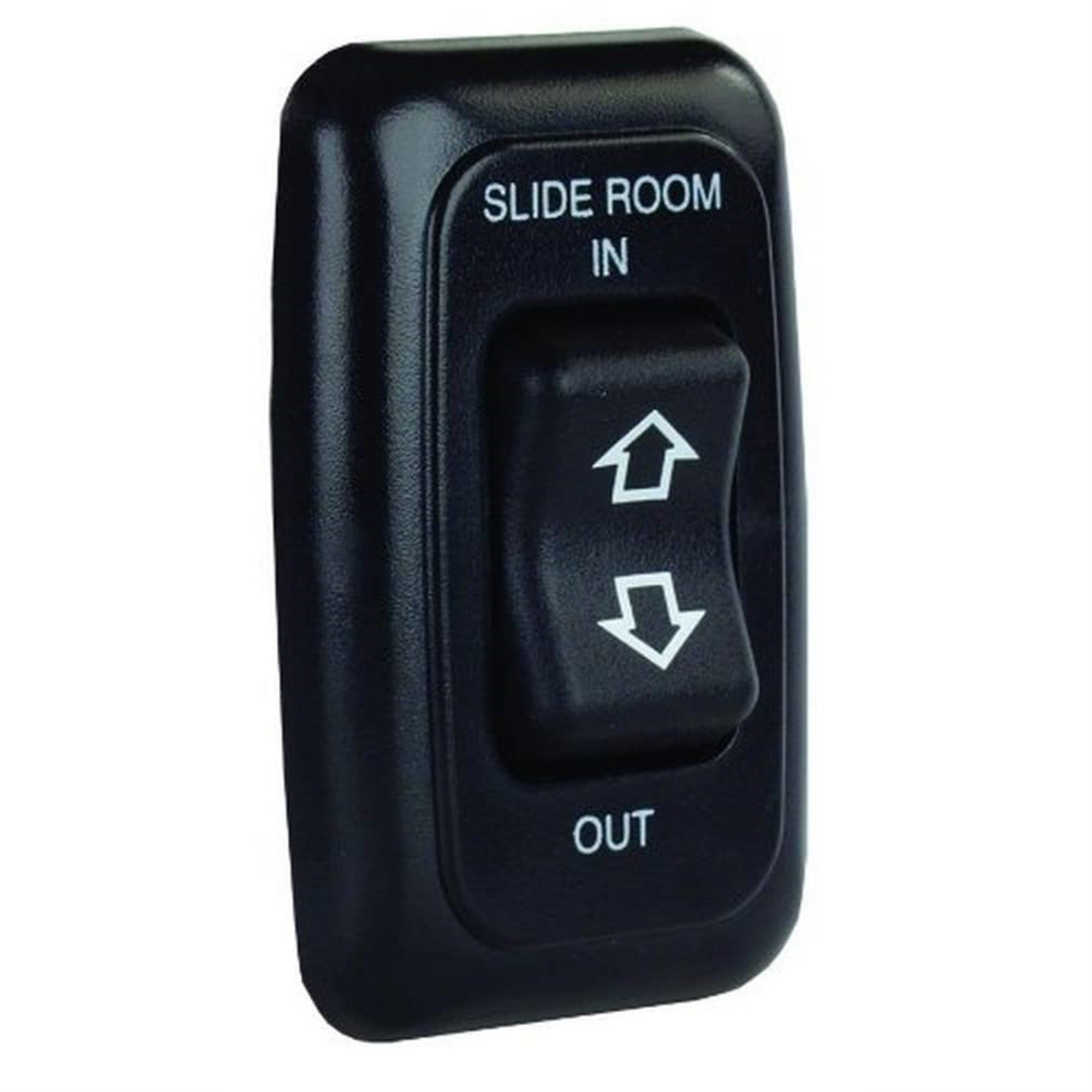 Jr Products 12285 Black Single Slide-Out Switch Assembly With Bezel