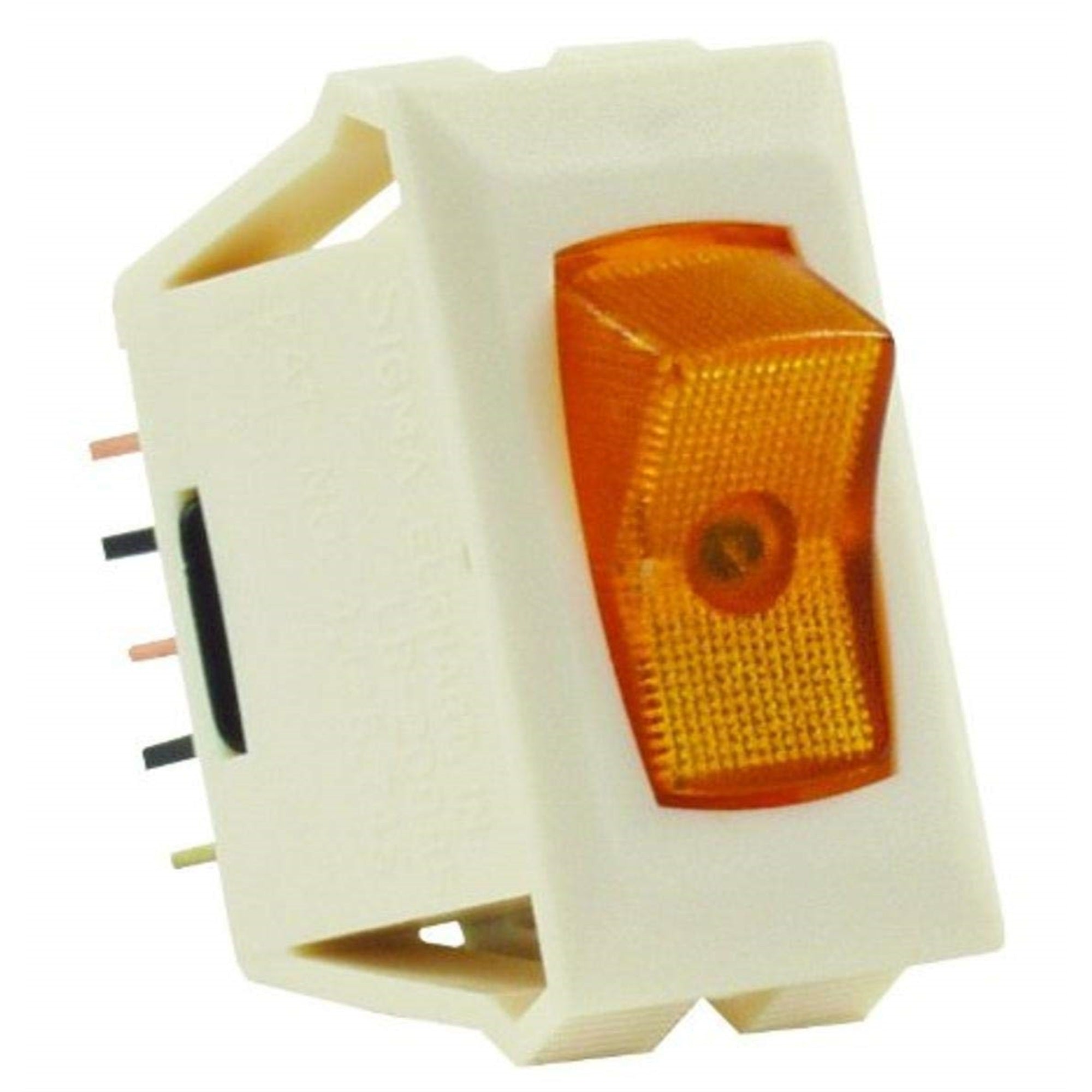Jr Products 12575 Amber/Ivory Spst Illuminated On/Off Switch