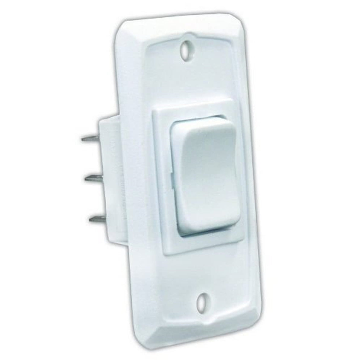 Jr Products 12835 White Dpdt Mom-On/Off/Mom-On Switch