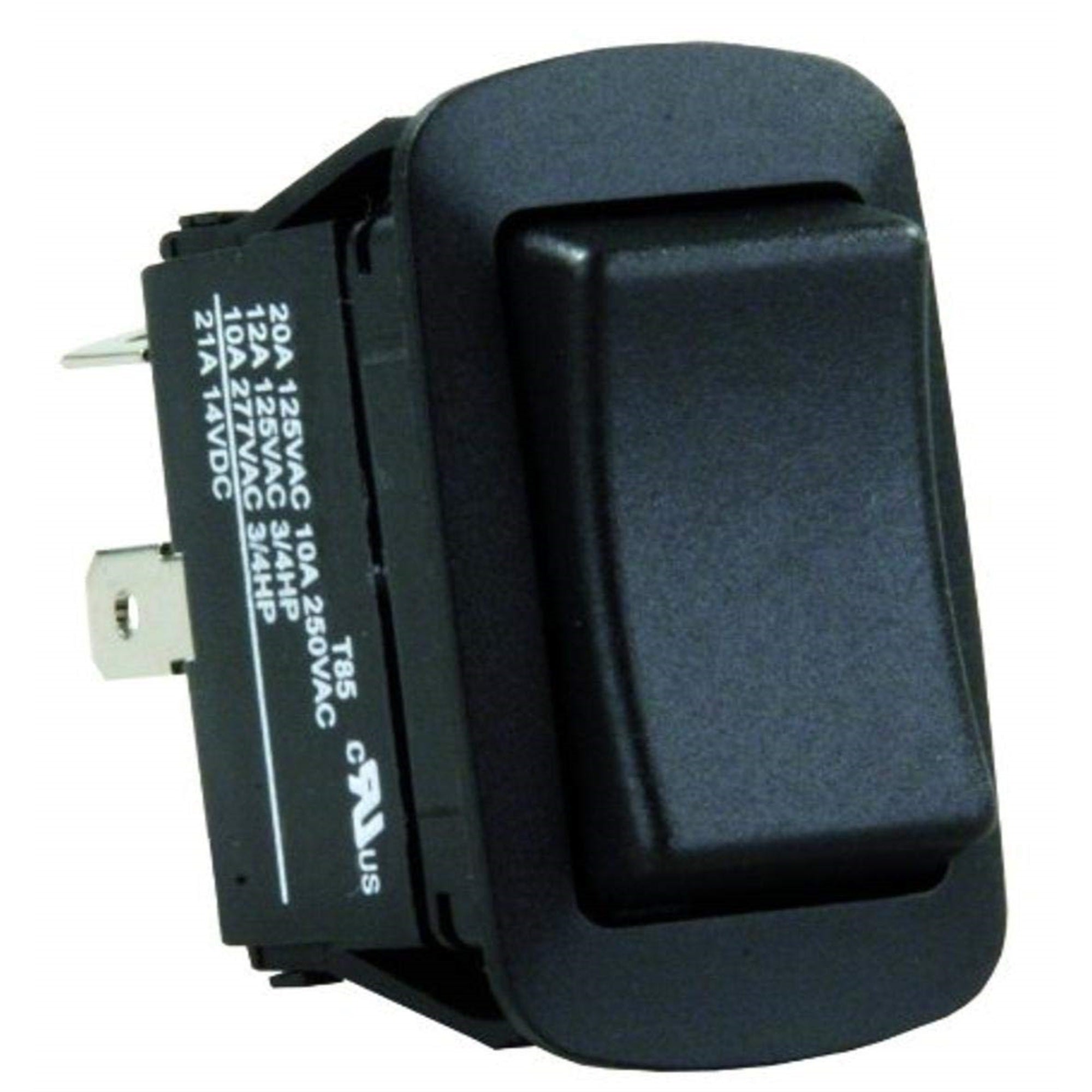 Jr Products 13865 Water Resistant Mom-On/Off/Mom-On Reversing Switch , Black