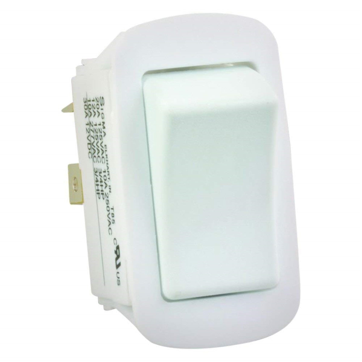 Jr Products 14015 White Water Resistant On/Off Switch