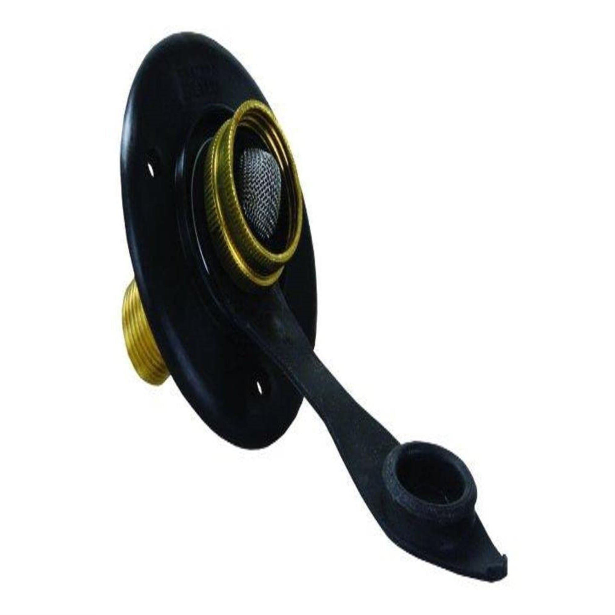 Jr Products 160-85-A-36-A Black City Water Flange With 1/2' Mpt