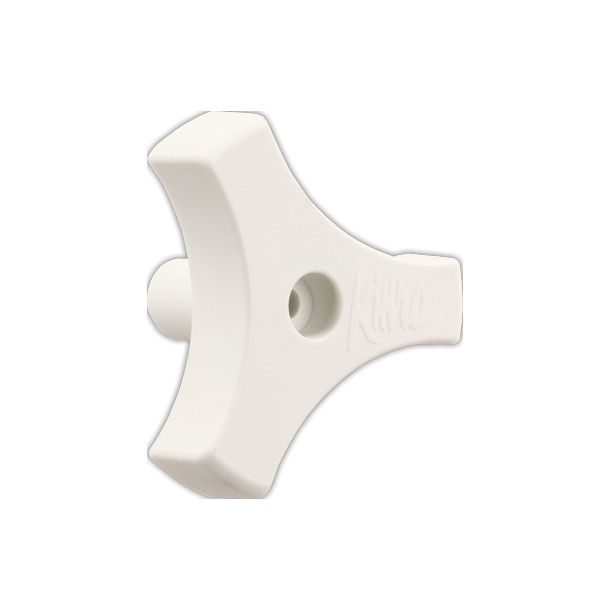 Jr Products 20185 Tri-Lug Window Knob - 13/16', White