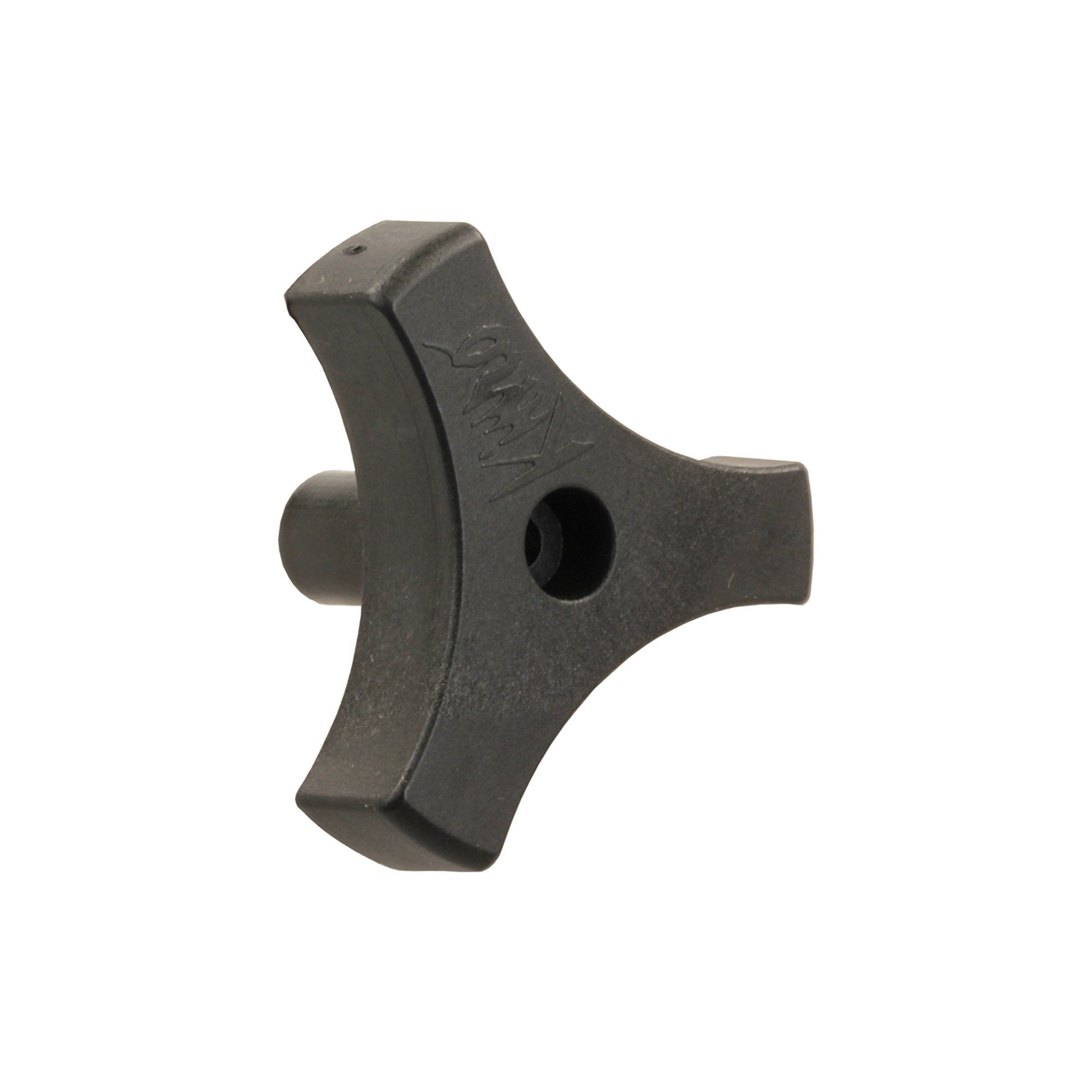 Jr Products 20195 Tri-Lug Window Knob - 13/16', Black