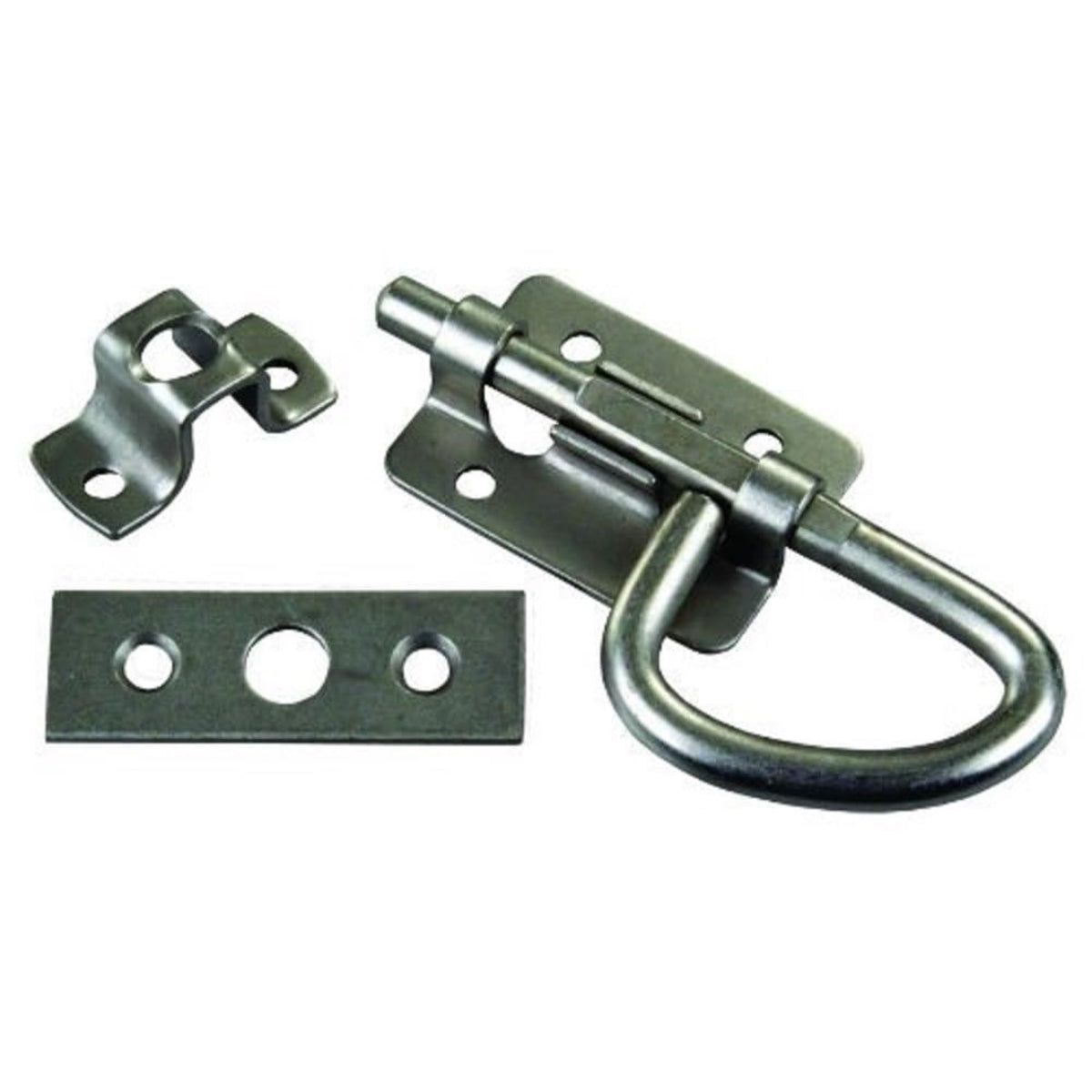 Jr Products 20655 Universal Bolt Latch - Nickel,Silver