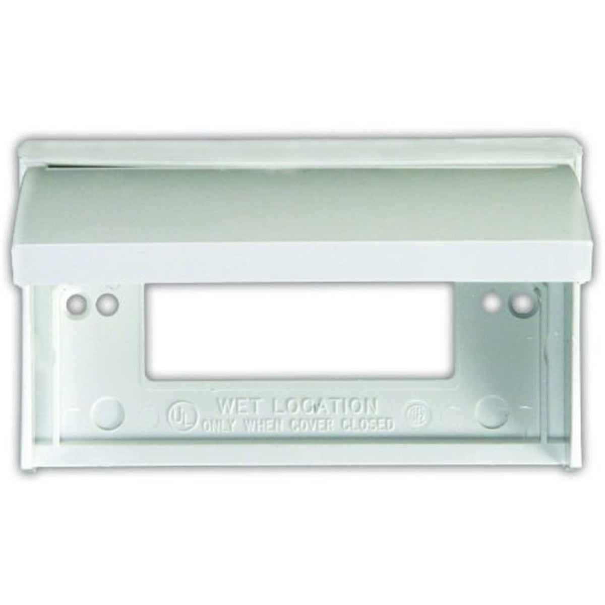 Jr Products 47515 Gfci Outlet Cover,Polar White